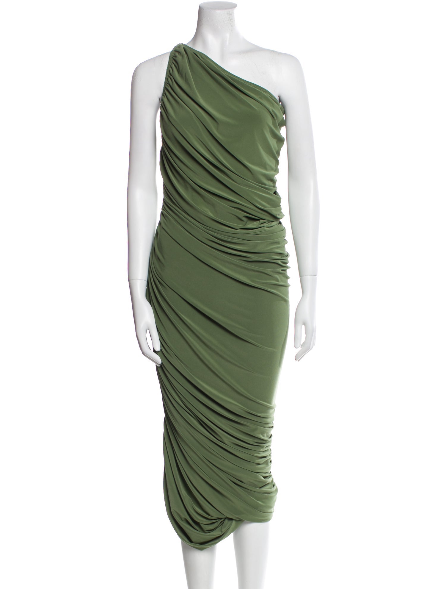 Norma Kamali One-Shoulder Long Dress