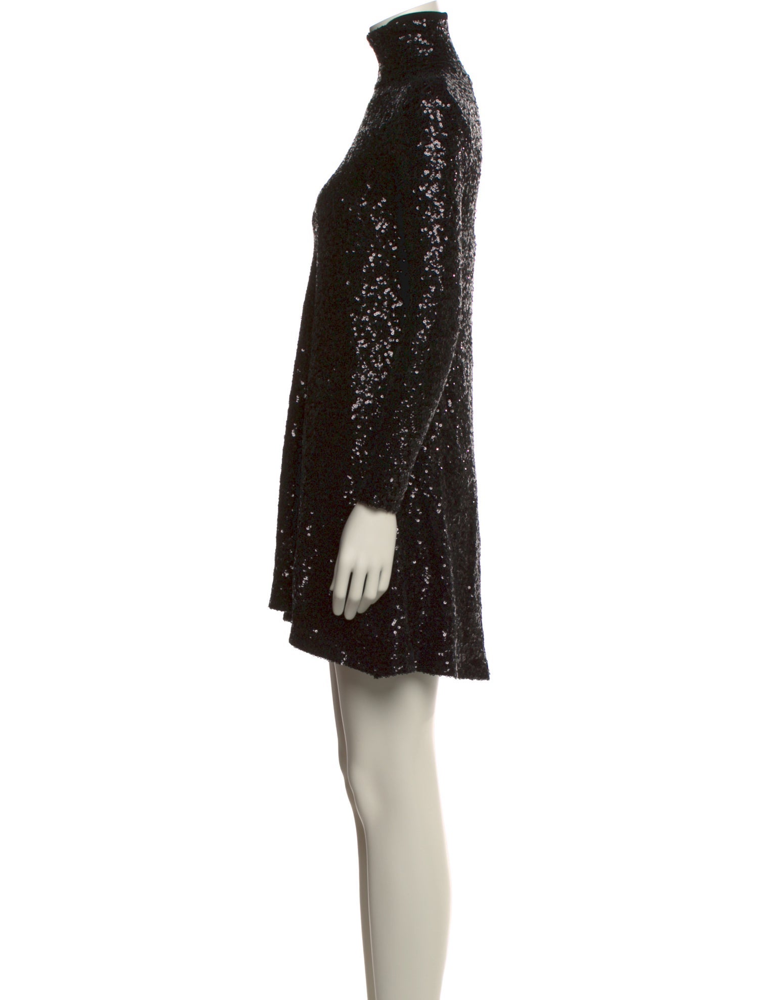 Norma Kamali Turtleneck Mini Dress