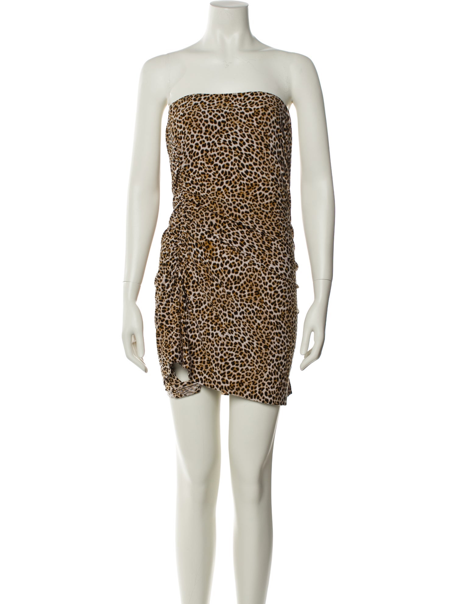 Norma Kamali Animal Print Mini Dress