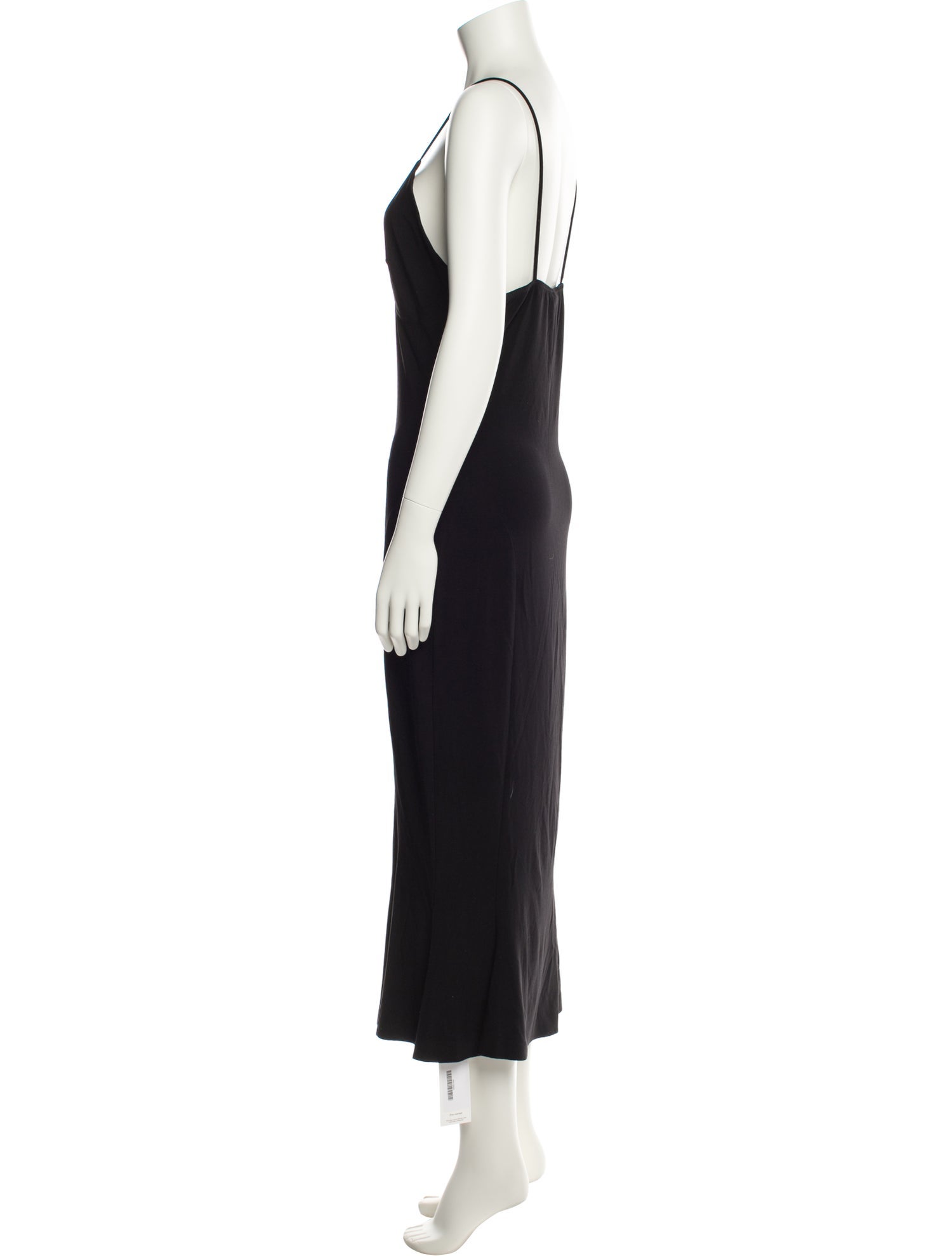 Norma Kamali V-Neck Long Dress