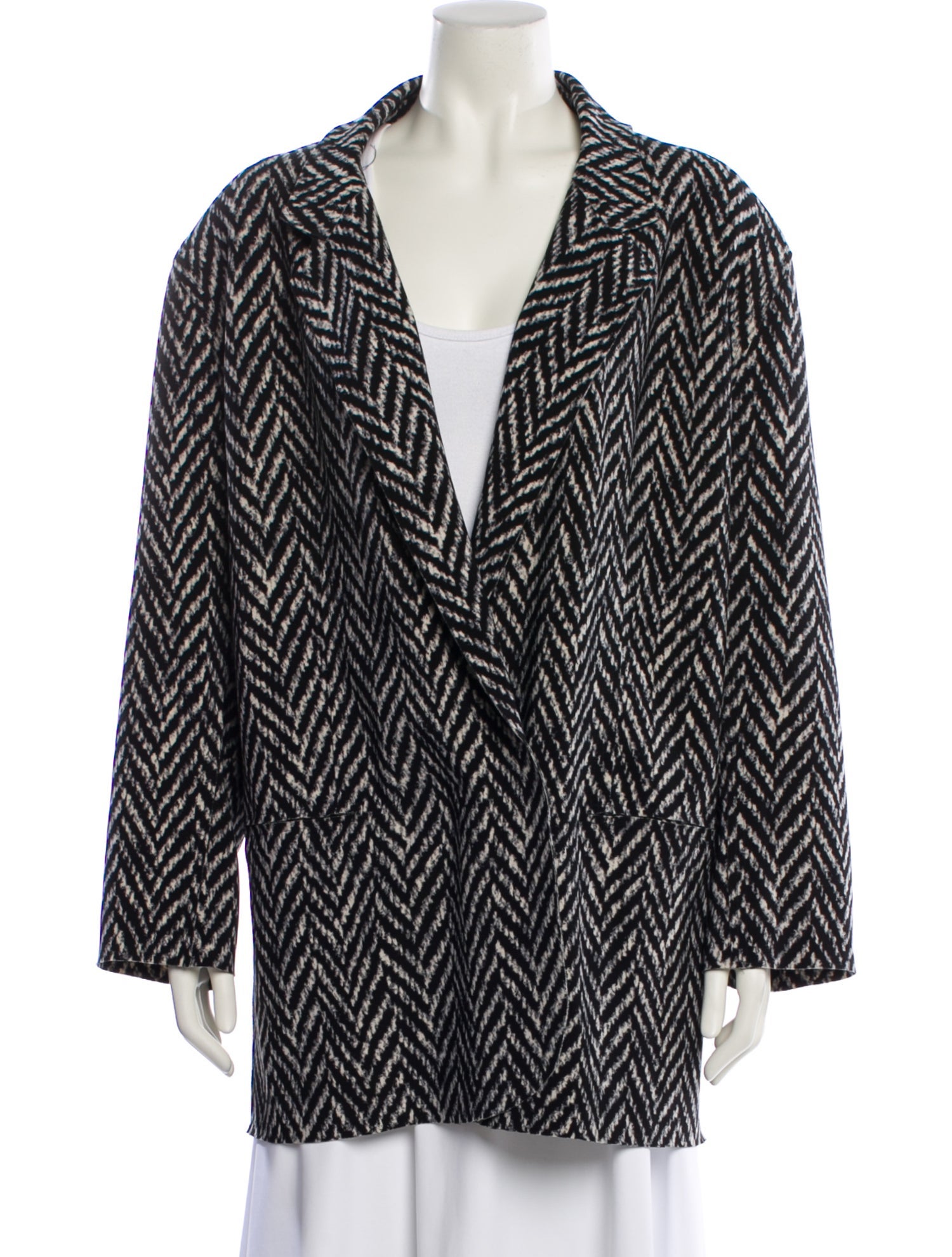 Norma Kamali Printed Blazer