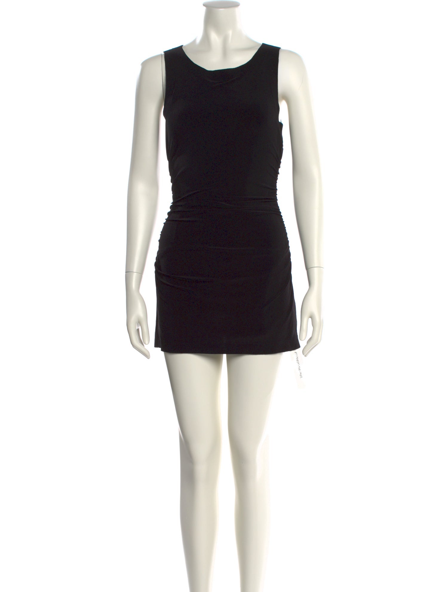 Norma Kamali Scoop Neck Mini Dress