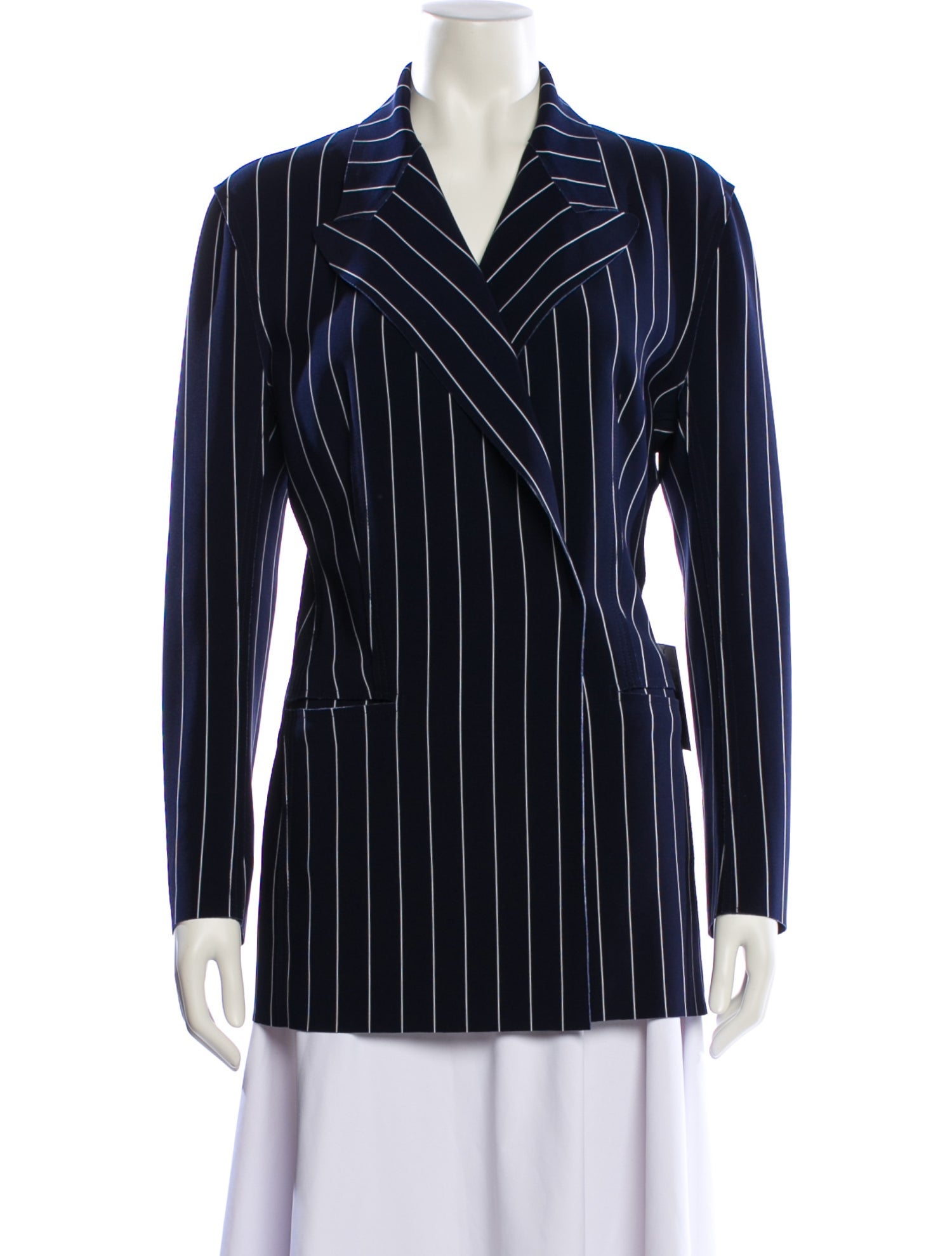 Norma Kamali Striped Blazer