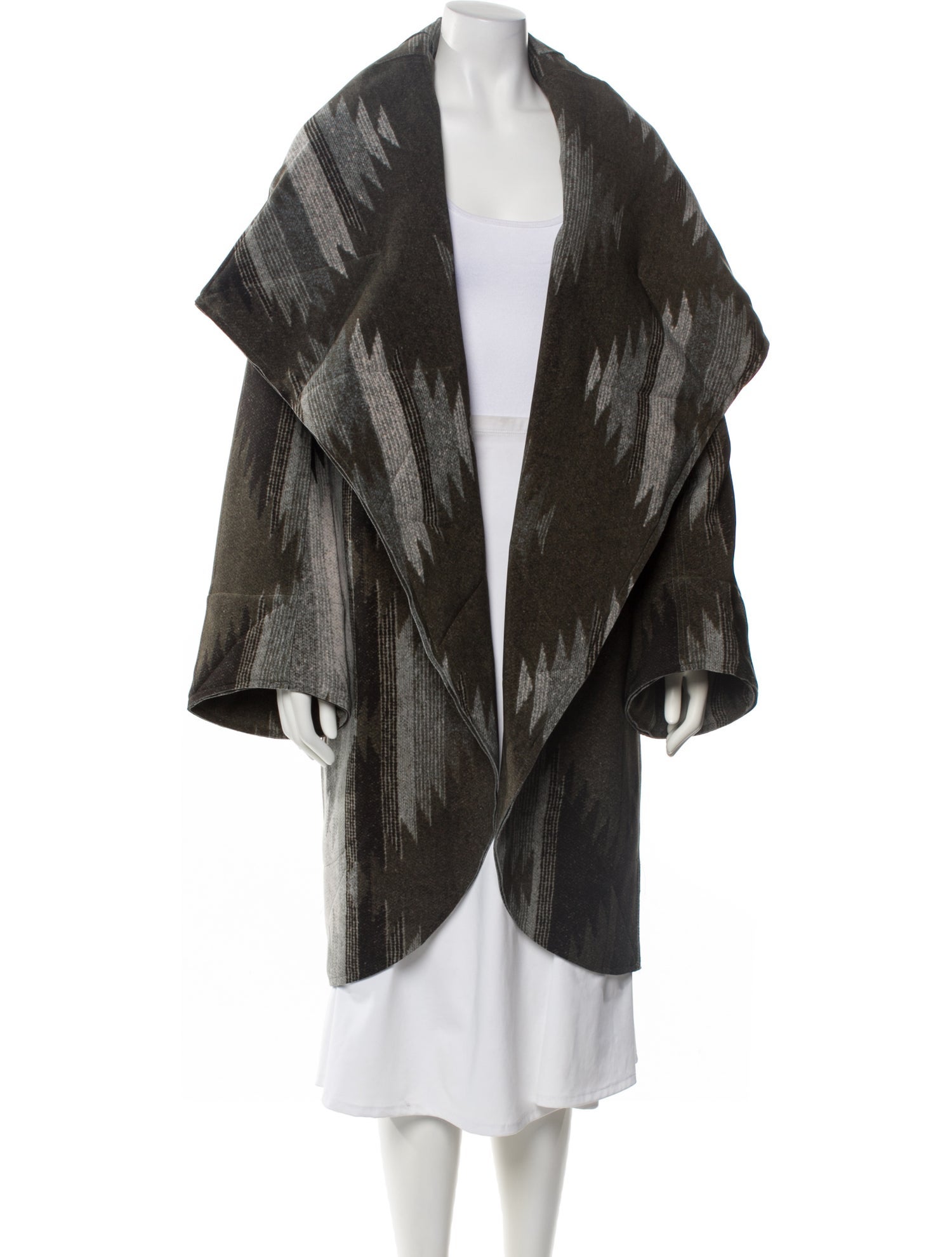 Norma Kamali Printed Coat w/ Tags