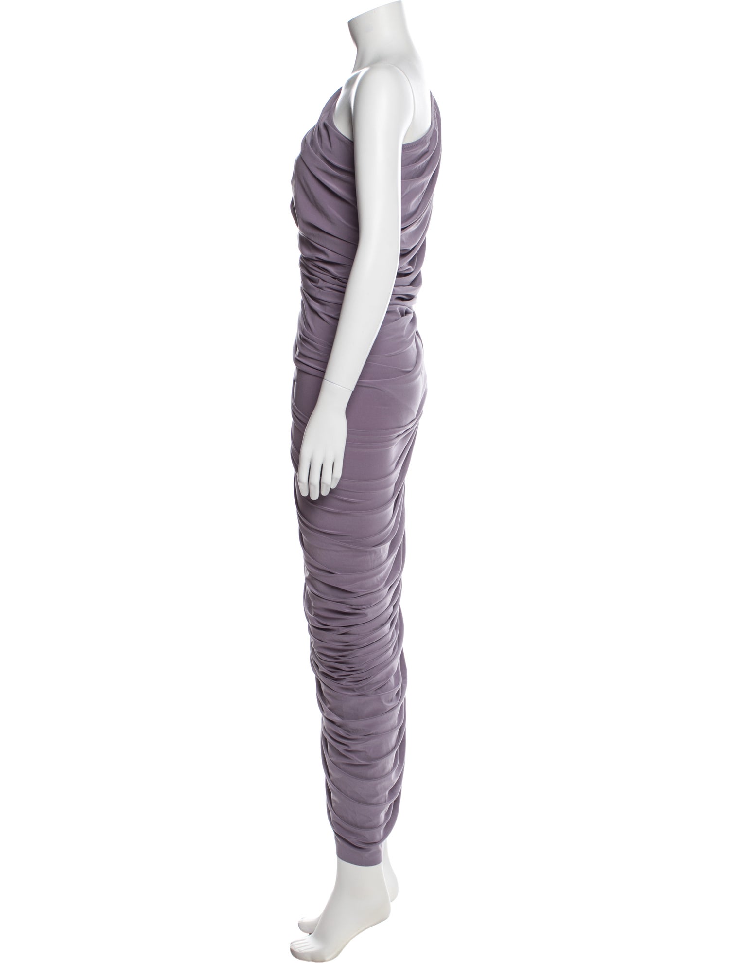 Norma Kamali One-Shoulder Long Dress