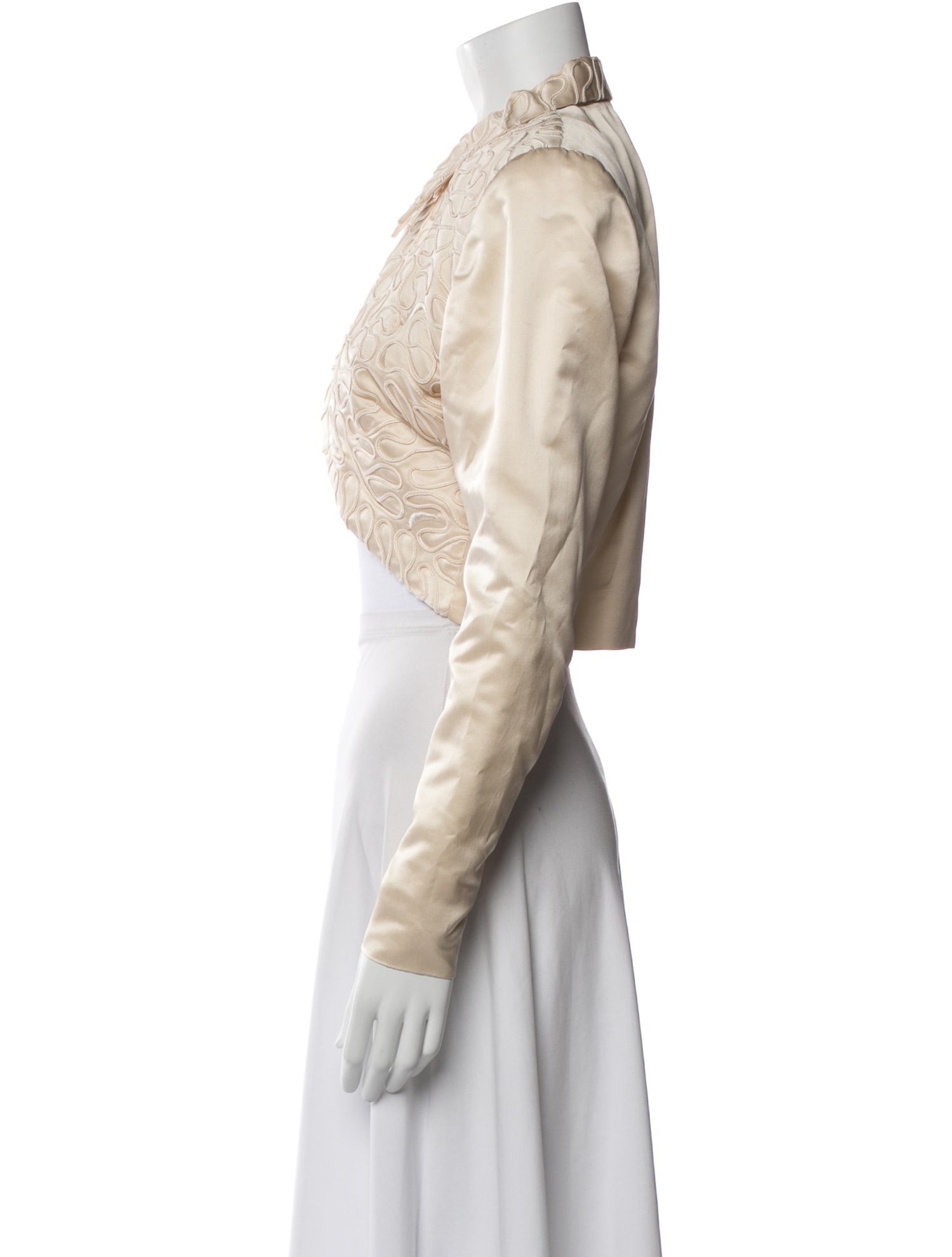 Norma Kamali Vintage Patterned Bolero