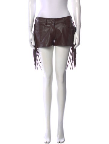 Pre-owned Norma Kamali Mini Shorts W/ Tags In Silver