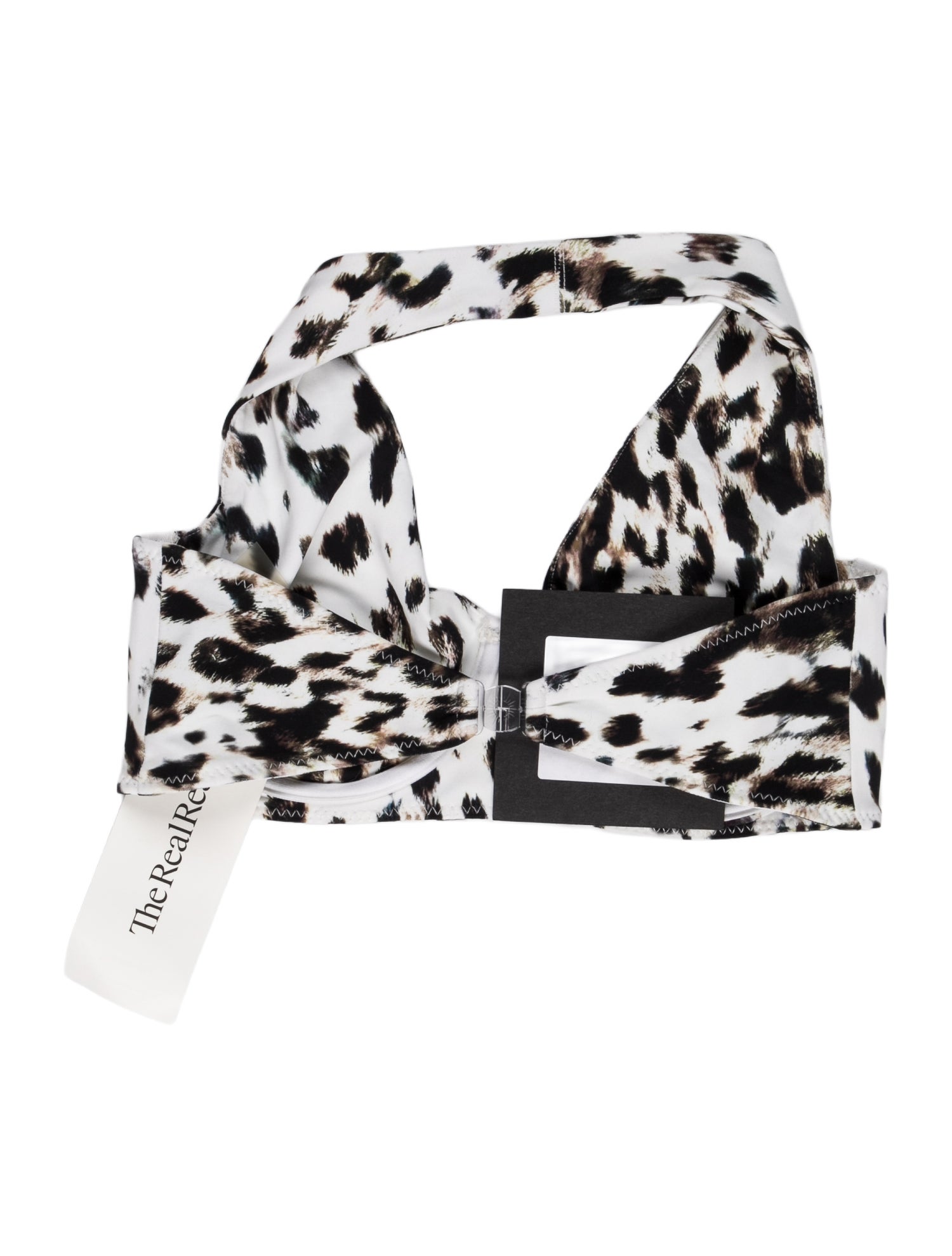 Norma Kamali Animal Print Cutout Accent Top w/ Tags