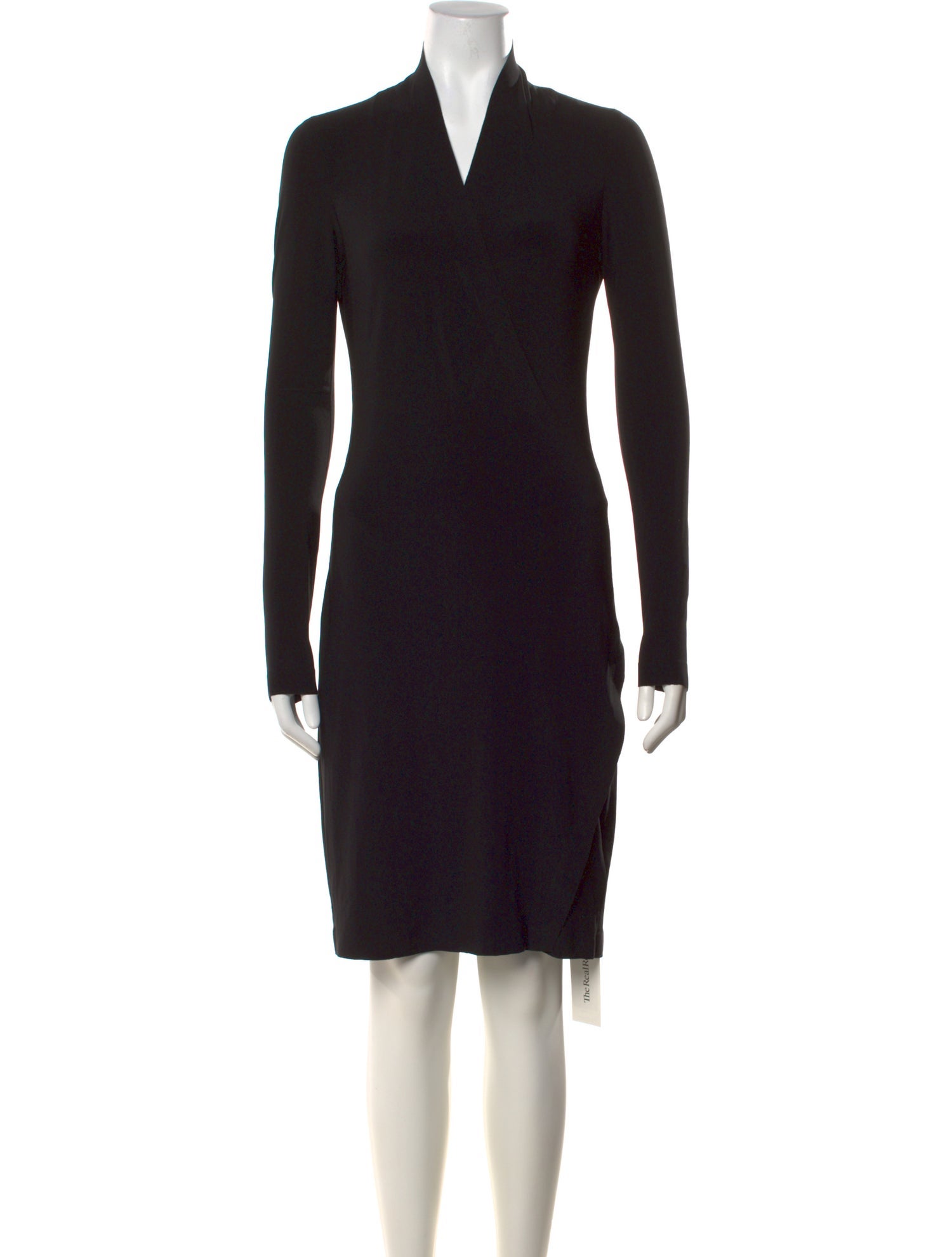 norma kamali black dress V-Neck Knee-Length - Dresses, Clothing - WNK67299 Jovani Floral Short for Springsale size down Size:IT 38