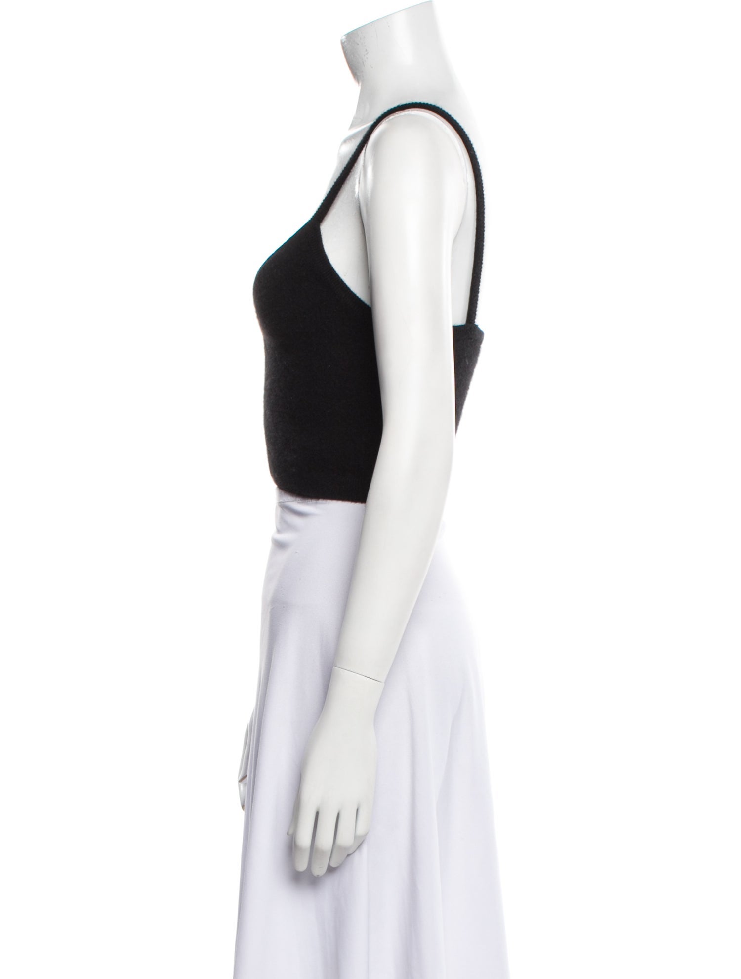Naked Cashmere Cashmere V-Neck Crop Top