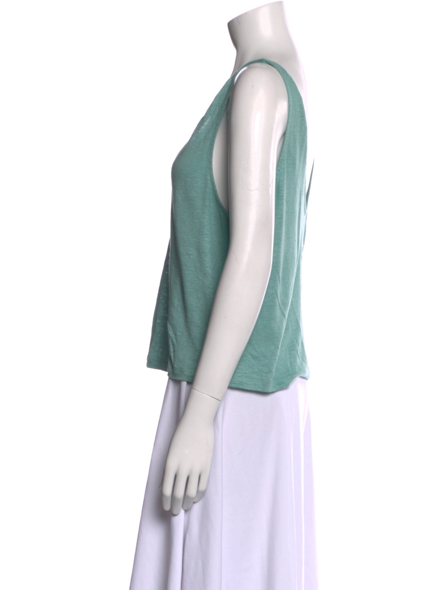 Naked Cashmere Linen V-Neck Top