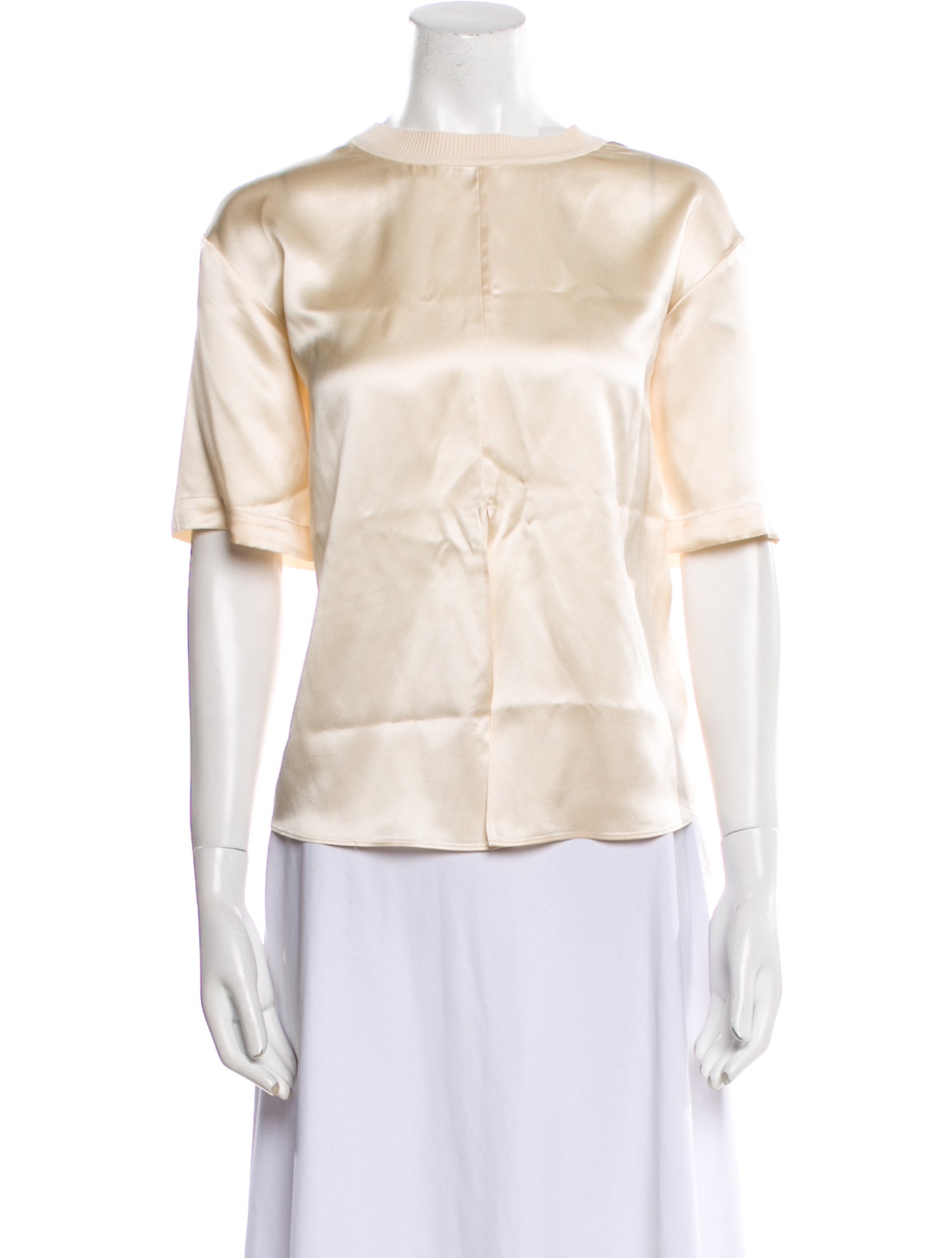Naked Cashmere Silk Bateau Neckline Blouse