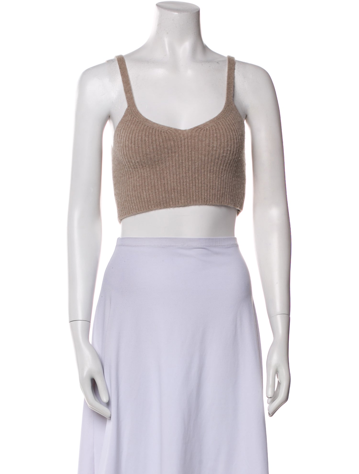 Naked Cashmere Cashmere Scoop Neck Crop Top