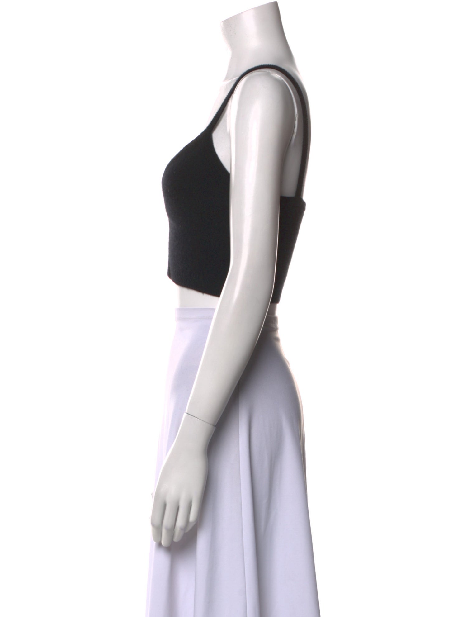 Naked Cashmere Cashmere V-Neck Crop Top