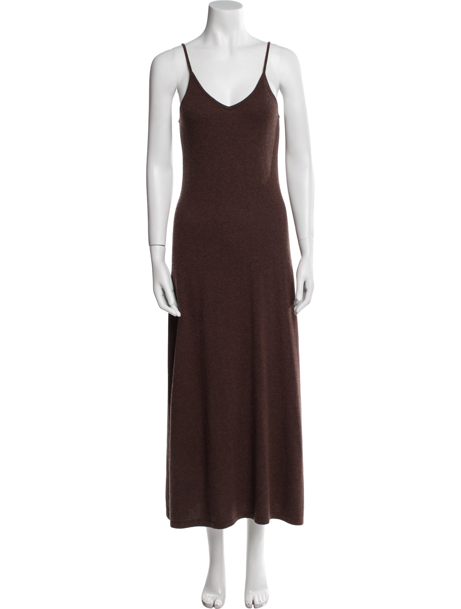 Naked Cashmere V-Neck Long Dress