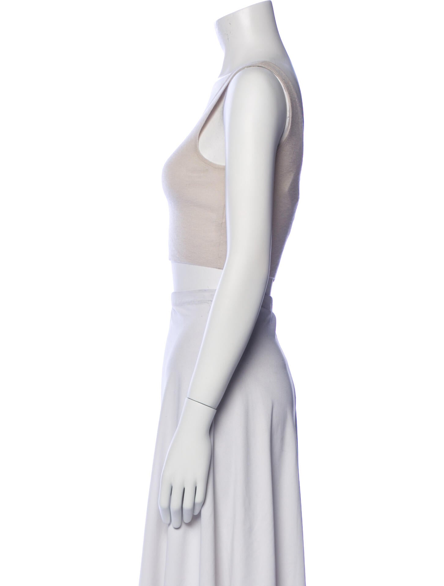 Naked Cashmere Cashmere V-Neck Crop Top