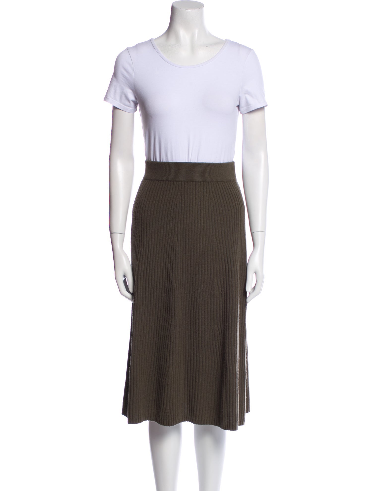 Naked Cashmere Cashmere Striped Skirt Set