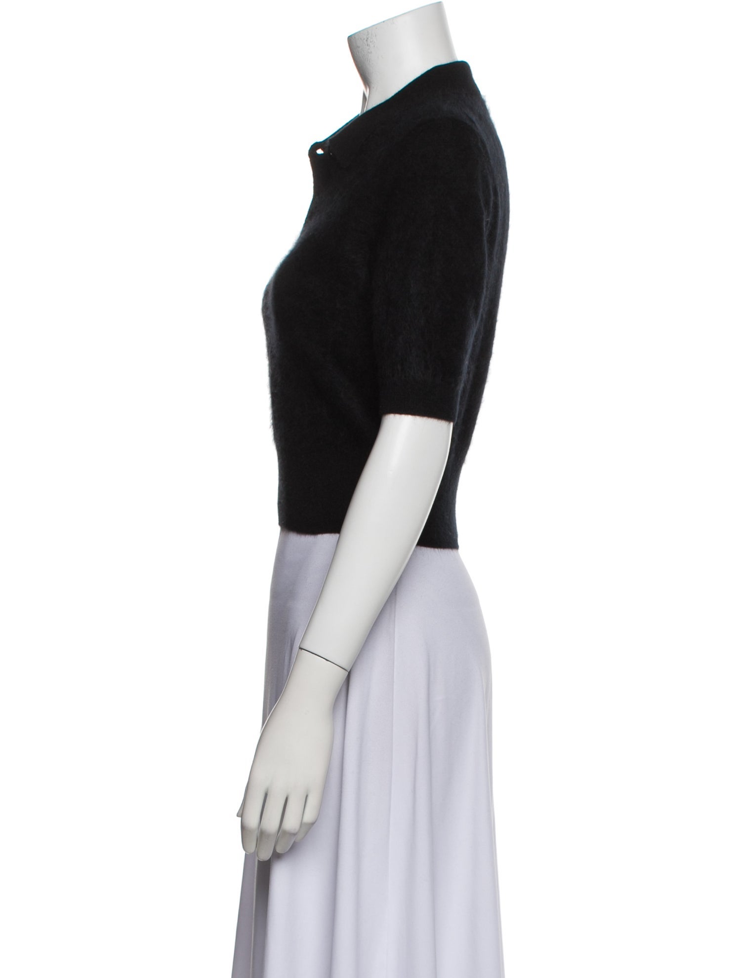 Naked Cashmere Cashmere Short Sleeve Crop Top