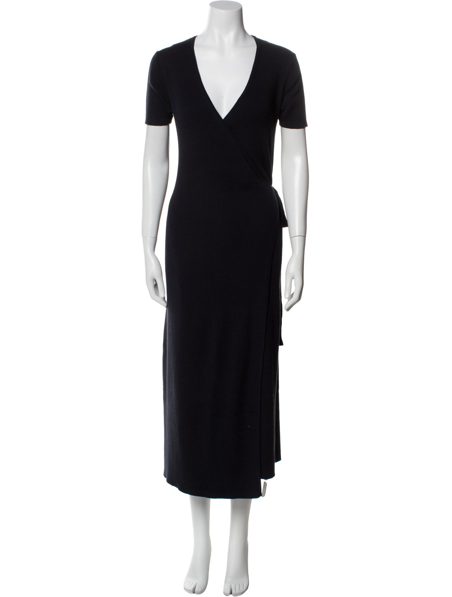 Naked Cashmere V-Neck Long Dress