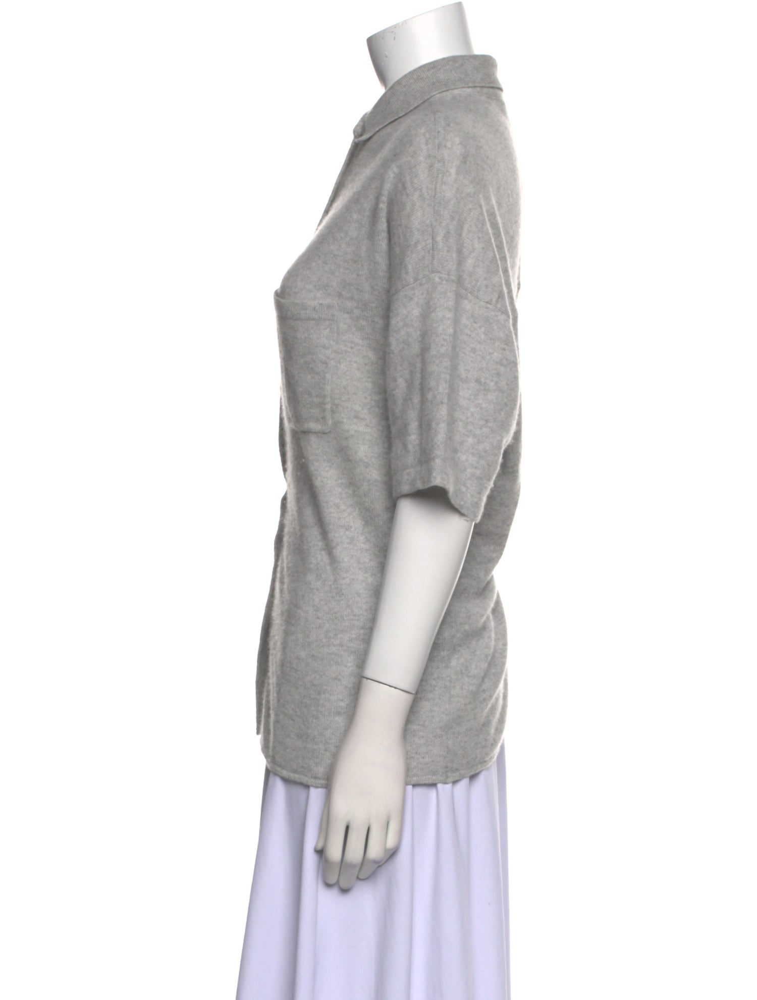 Naked Cashmere Cashmere Three-Quarter Sleeve Polo