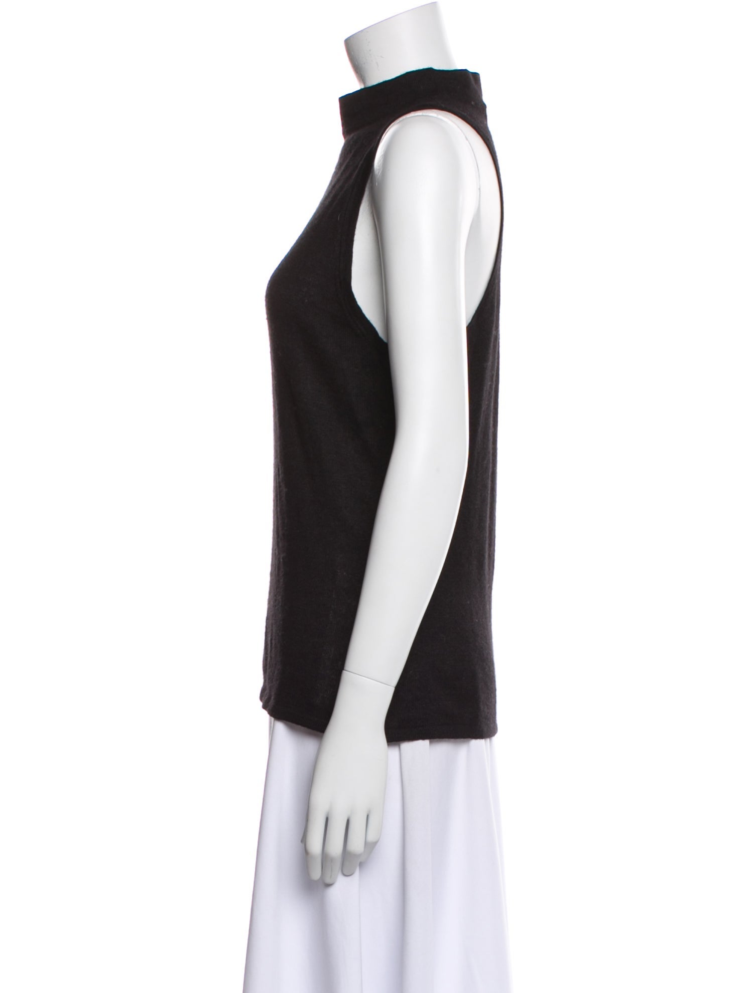 Naked Cashmere Linen Mock Neck Top