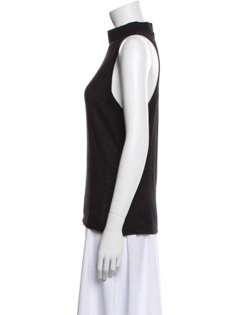 Naked Cashmere Linen Mock Neck Top