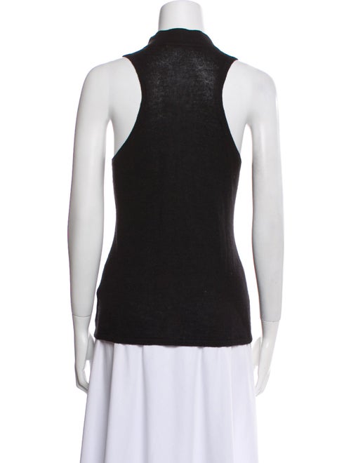 Naked Cashmere Linen Mock Neck Top