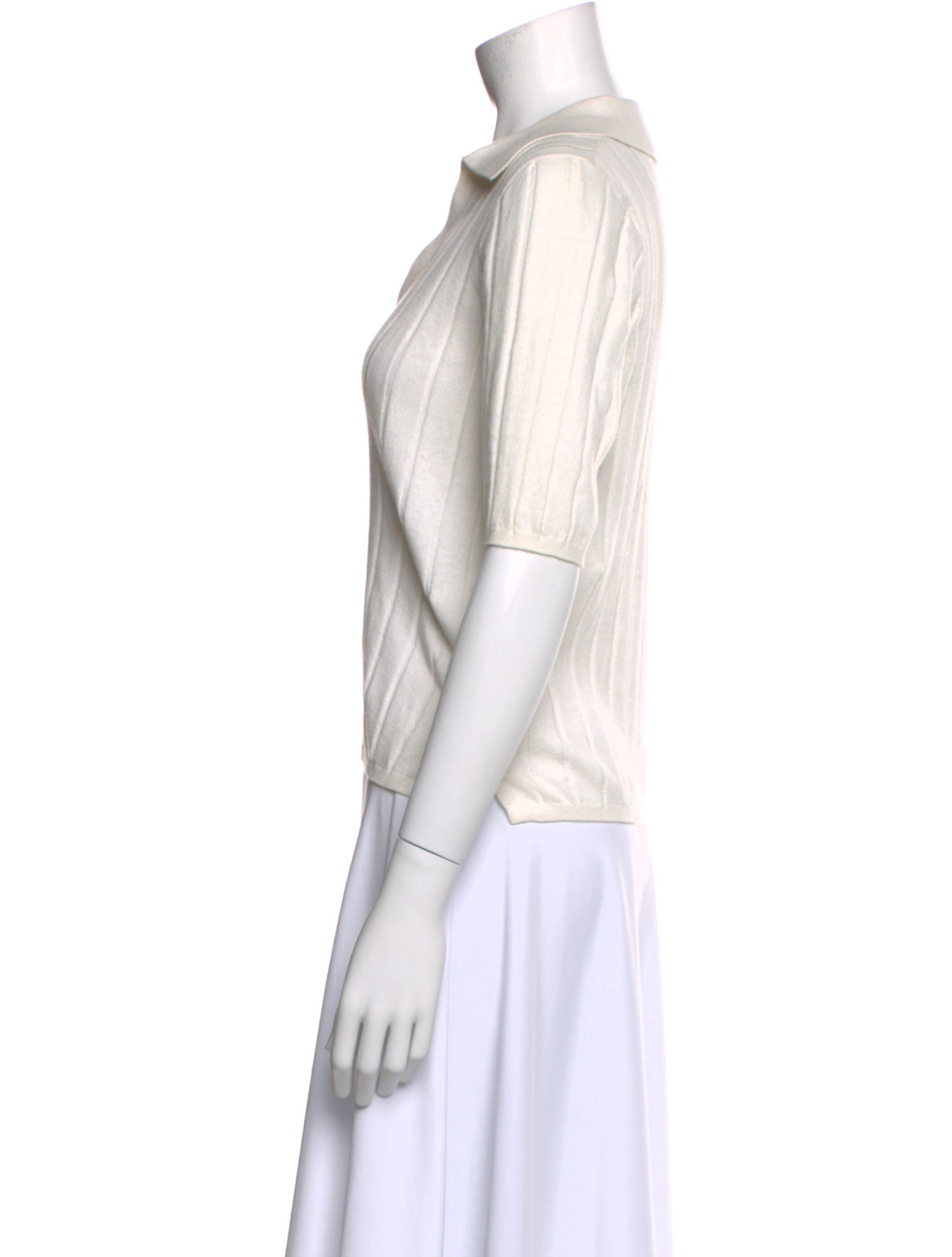 Naked Cashmere V-Neck Short Sleeve Top