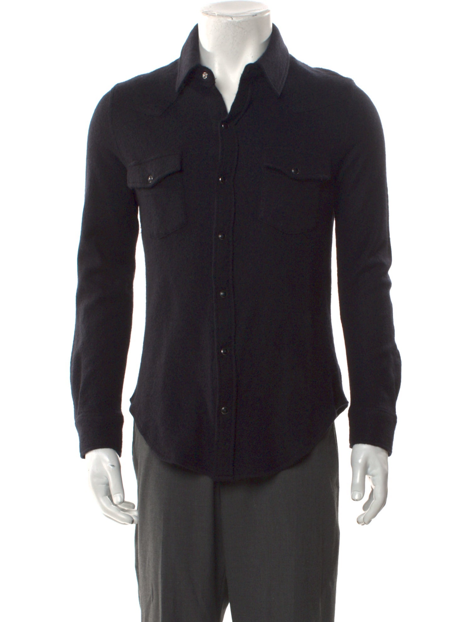 Naked Cashmere Cashmere Long Sleeve Western Shirt