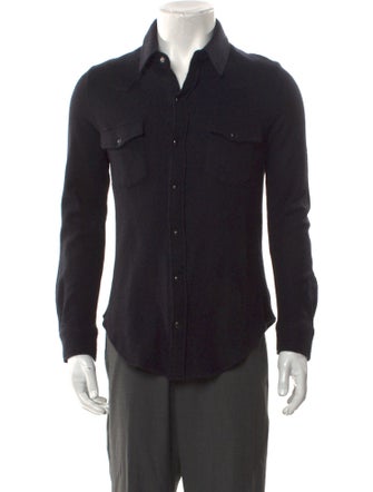 Naked Cashmere Cashmere Long Sleeve Western Shirt