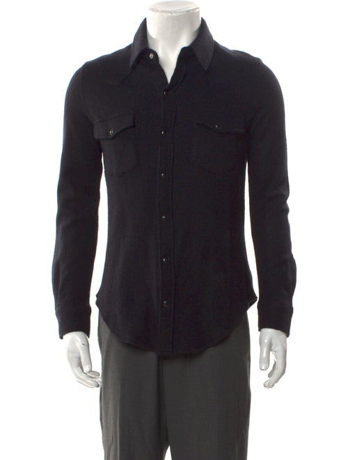 Naked Cashmere Cashmere Long Sleeve Western Shirt