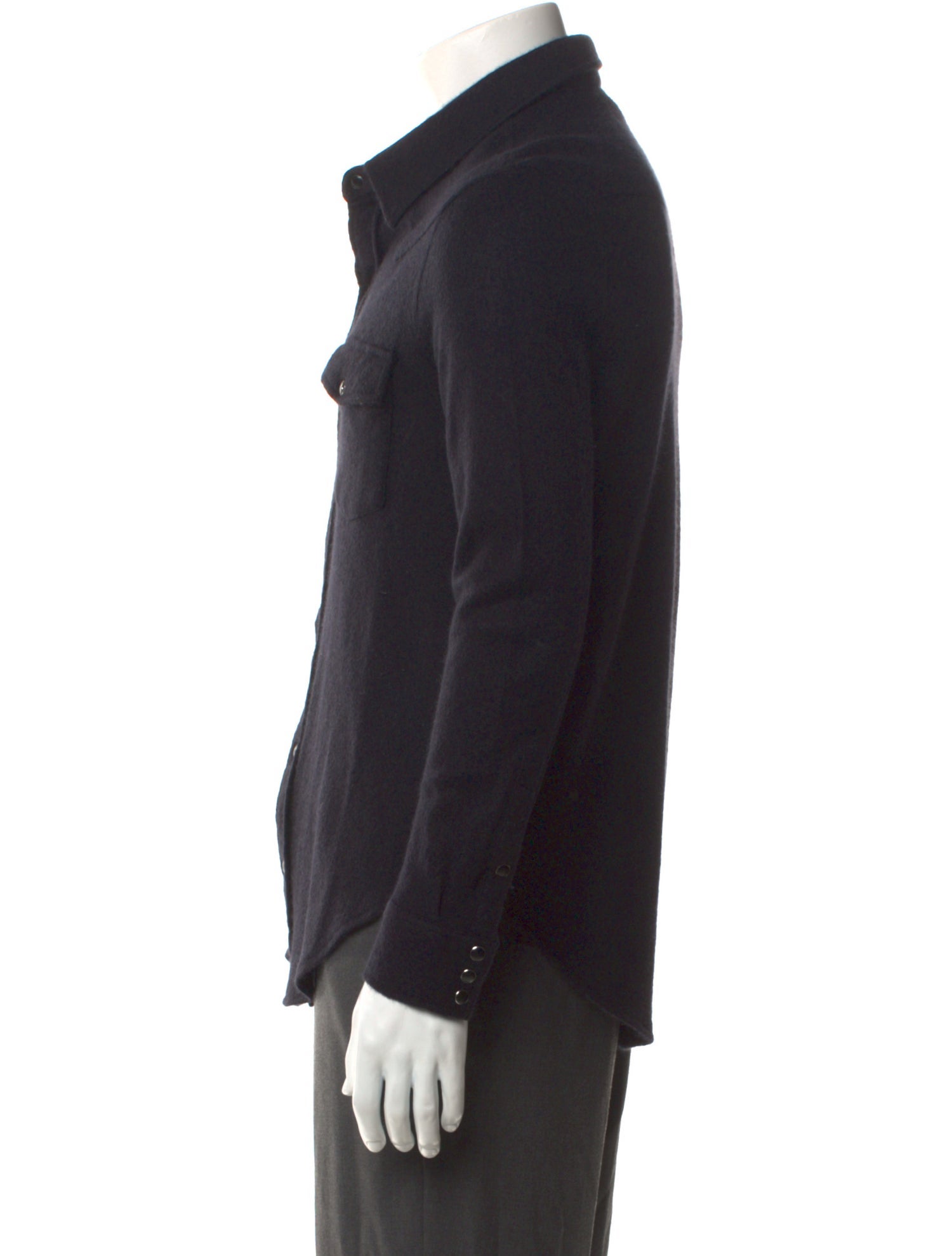 Naked Cashmere Cashmere Long Sleeve Western Shirt