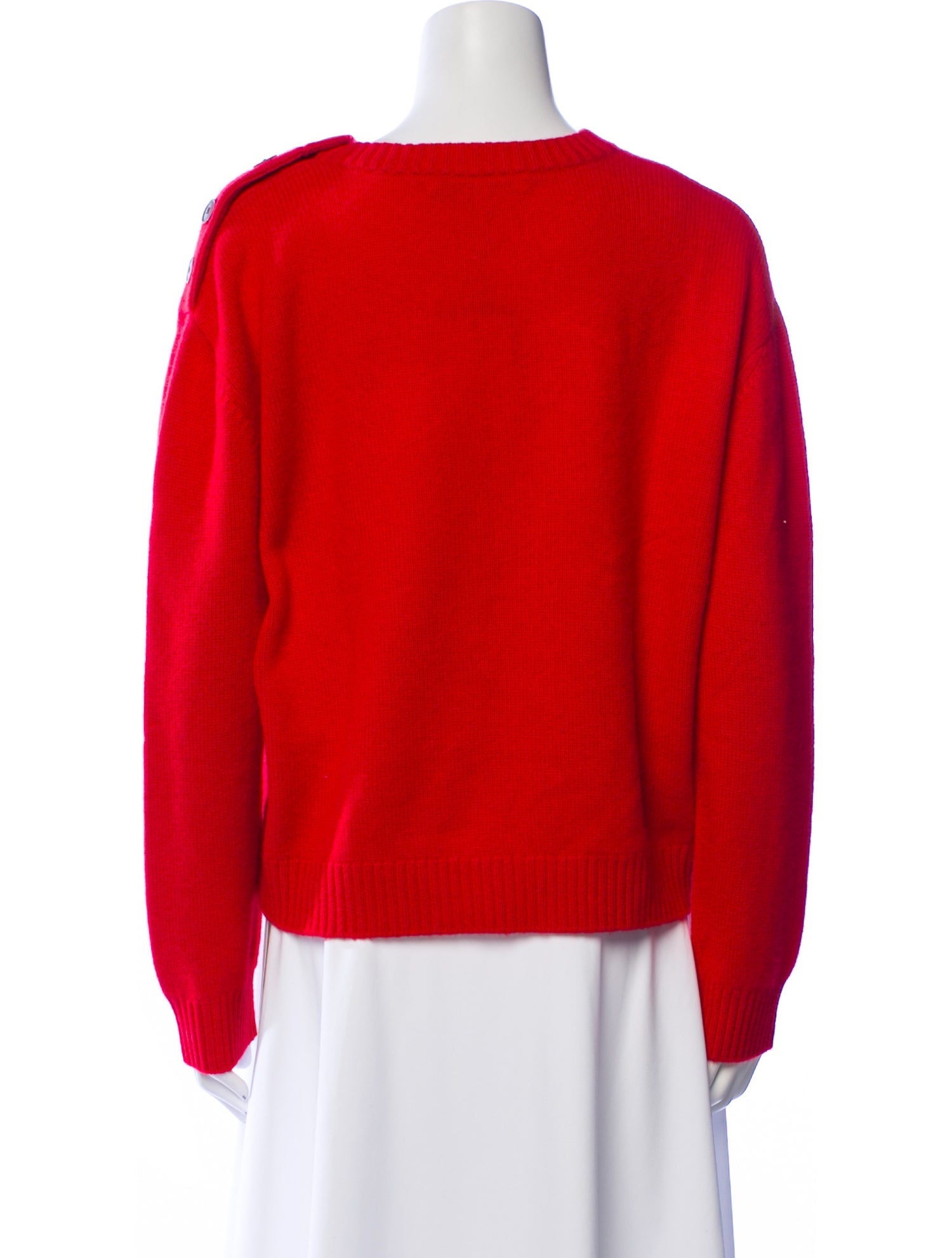 Naked Cashmere Cashmere Bateau Neckline Sweater w/ Tags - Red Knitwear