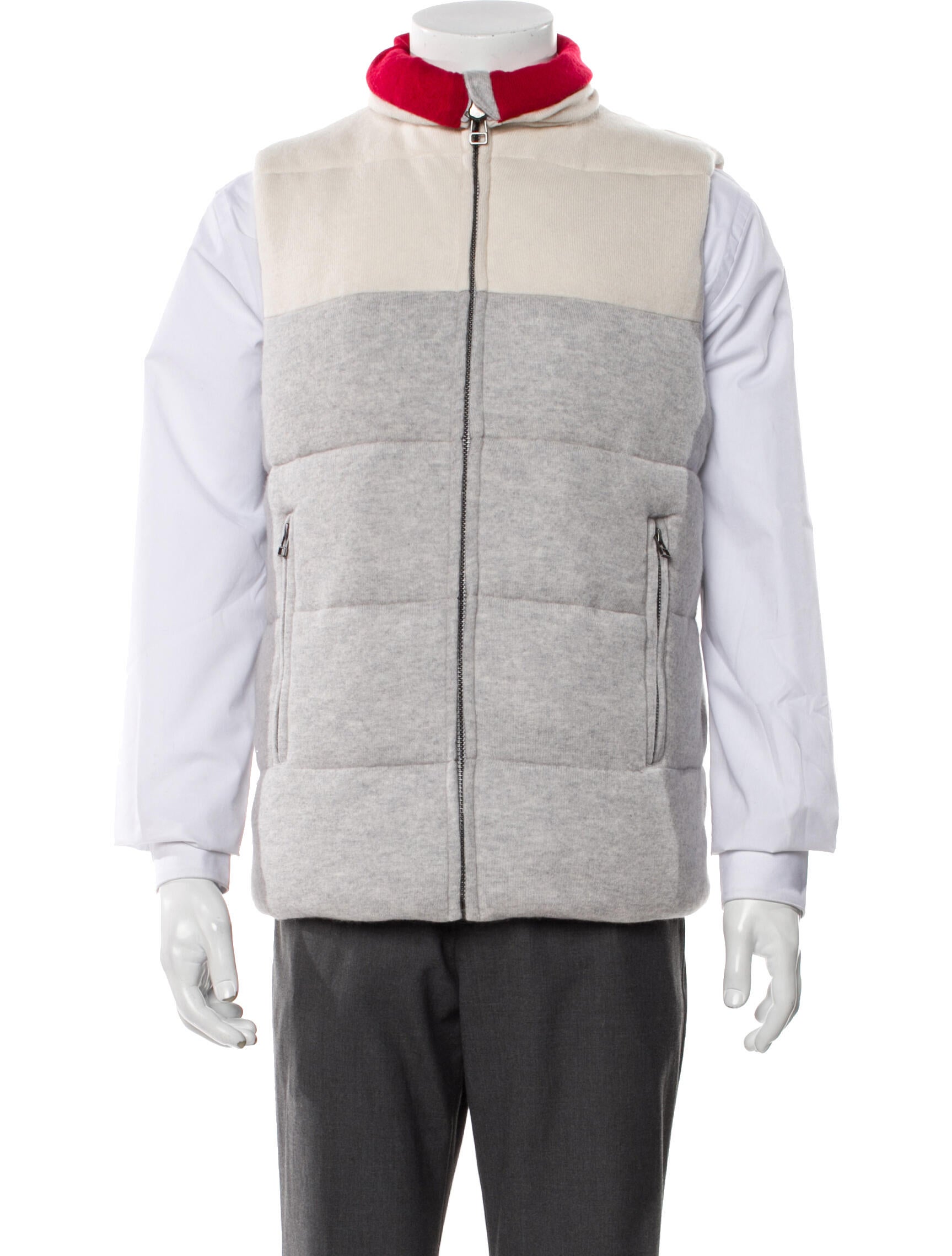 Naked Cashmere Cashmere Plaid Print Vest