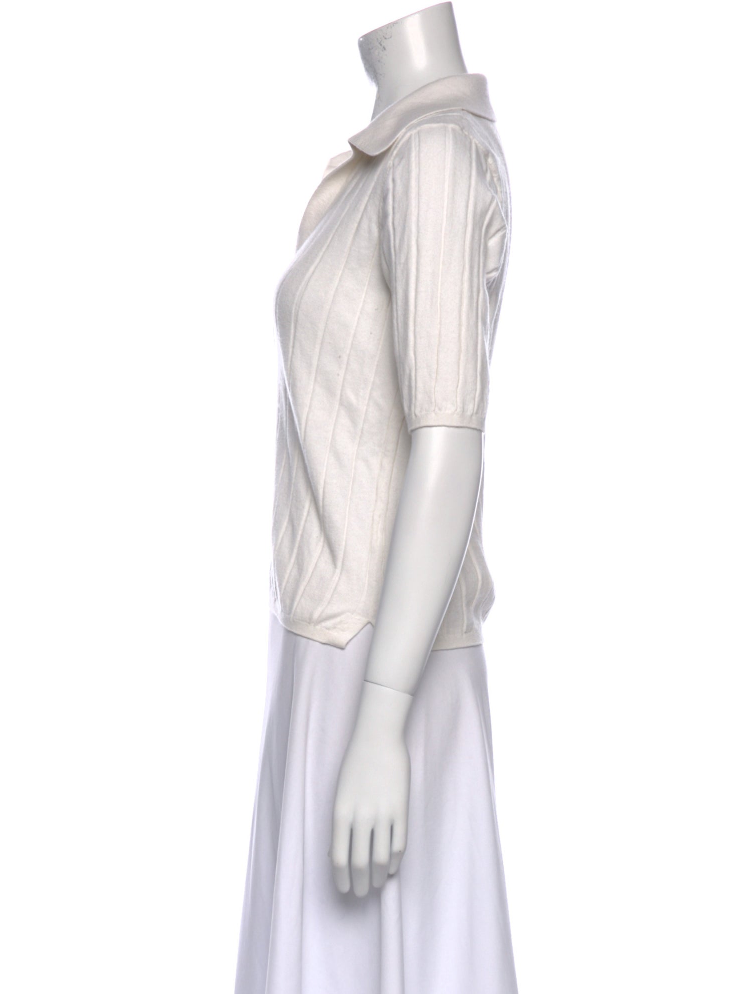 Naked Cashmere V-Neck Short Sleeve Top