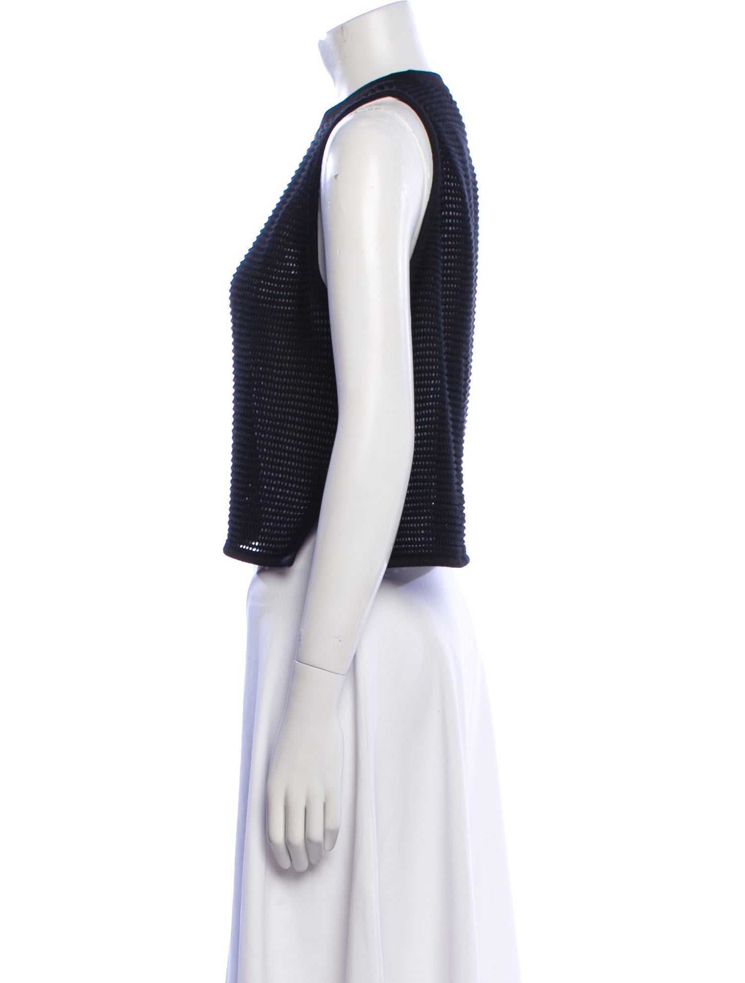 Naked Cashmere Crochet Crew Neck Crop Top