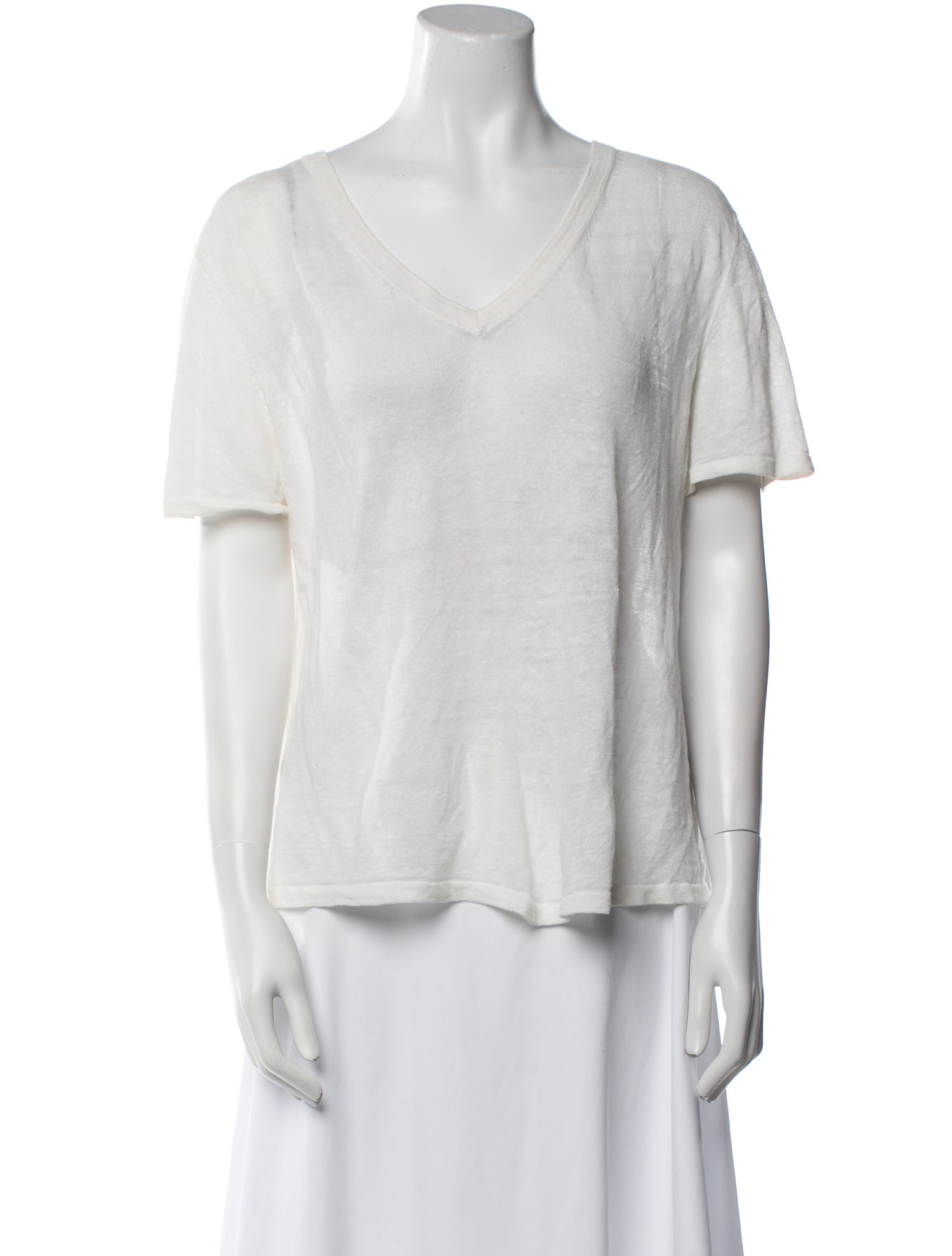 Naked Cashmere Linen V-Neck T-Shirt