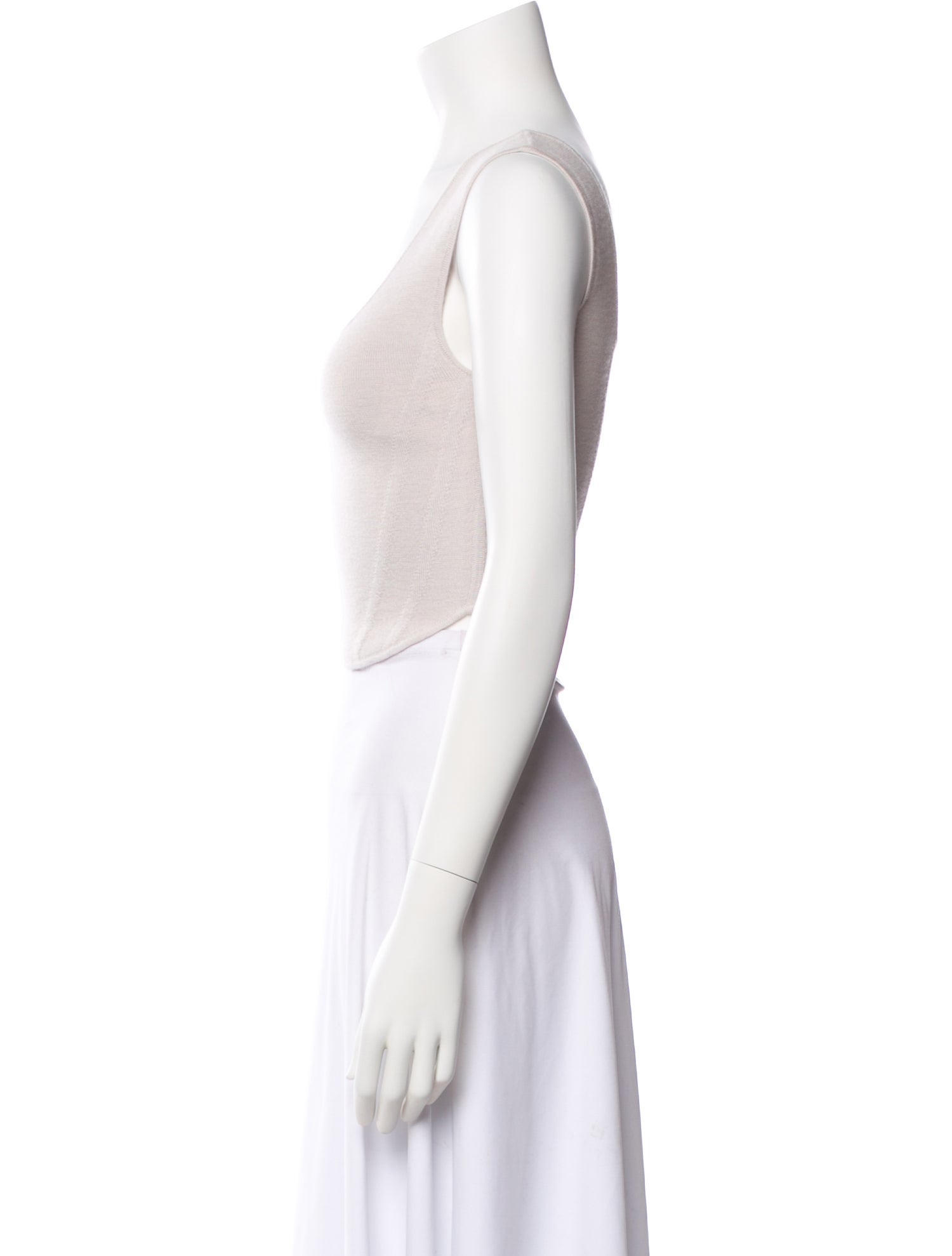 Naked Cashmere Cashmere Scoop Neck Crop Top