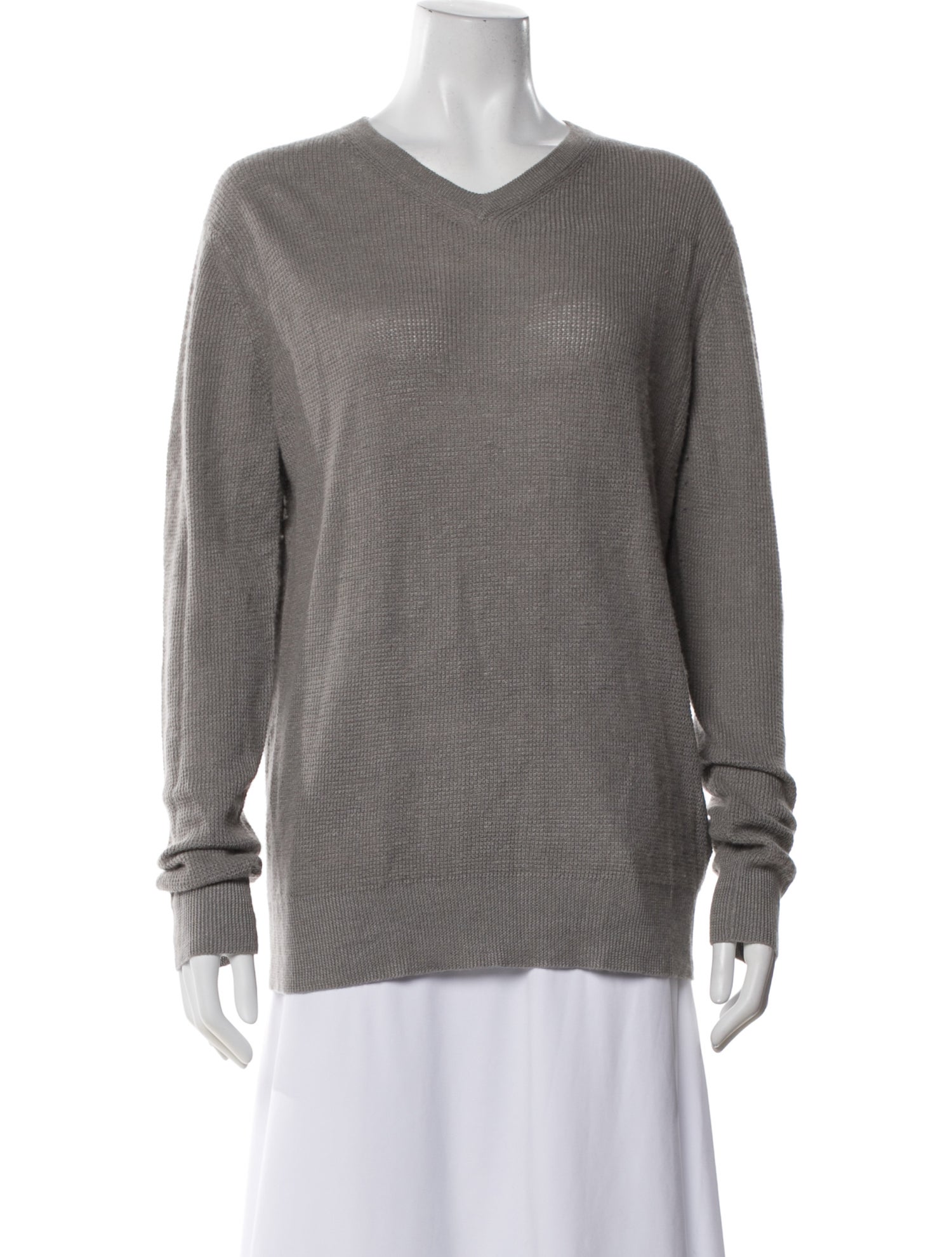 Naked Cashmere Linen V-Neck Sweatshirt