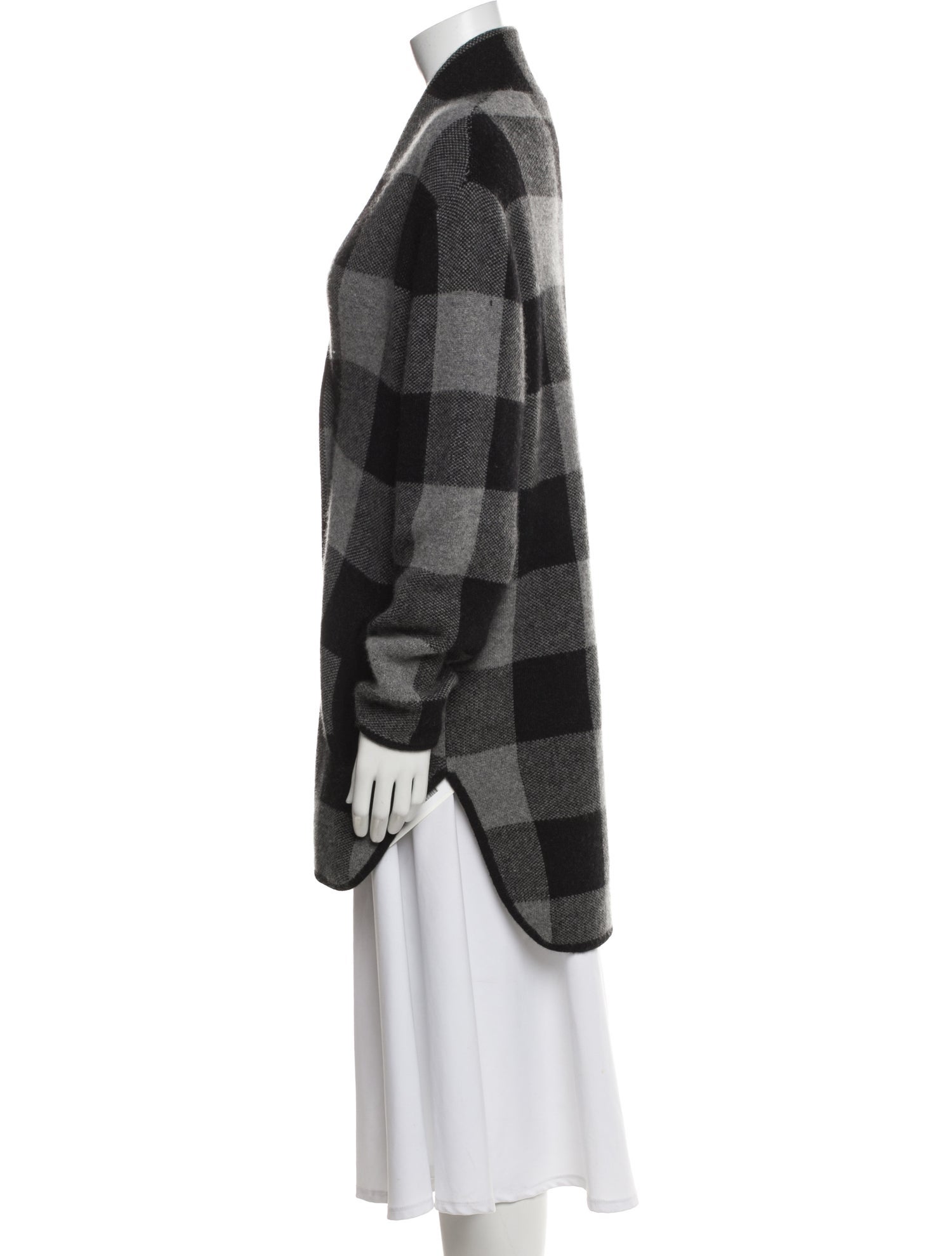 Naked Cashmere Cashmere Plaid Print Sweater