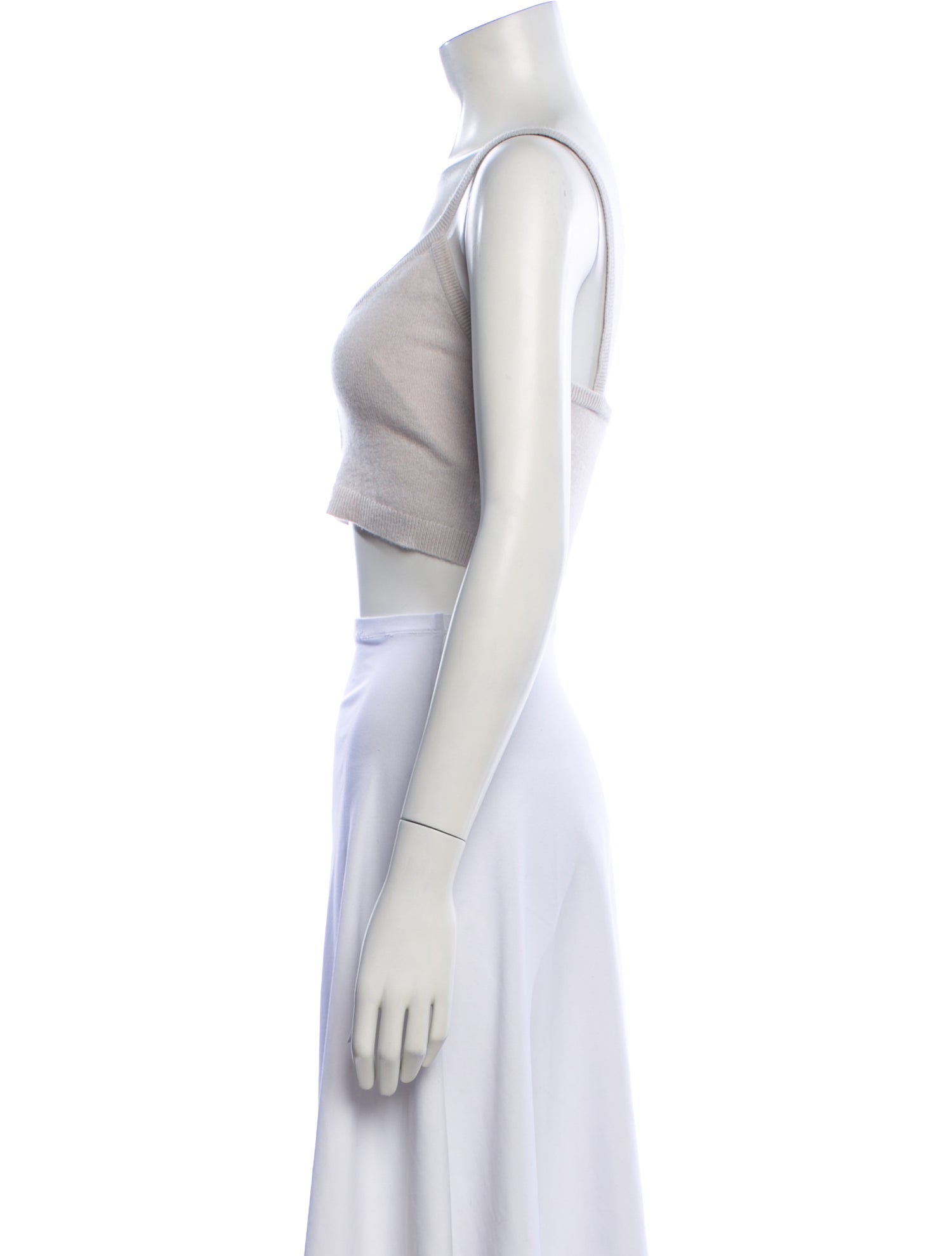Naked Cashmere Cashmere V-Neck Crop Top