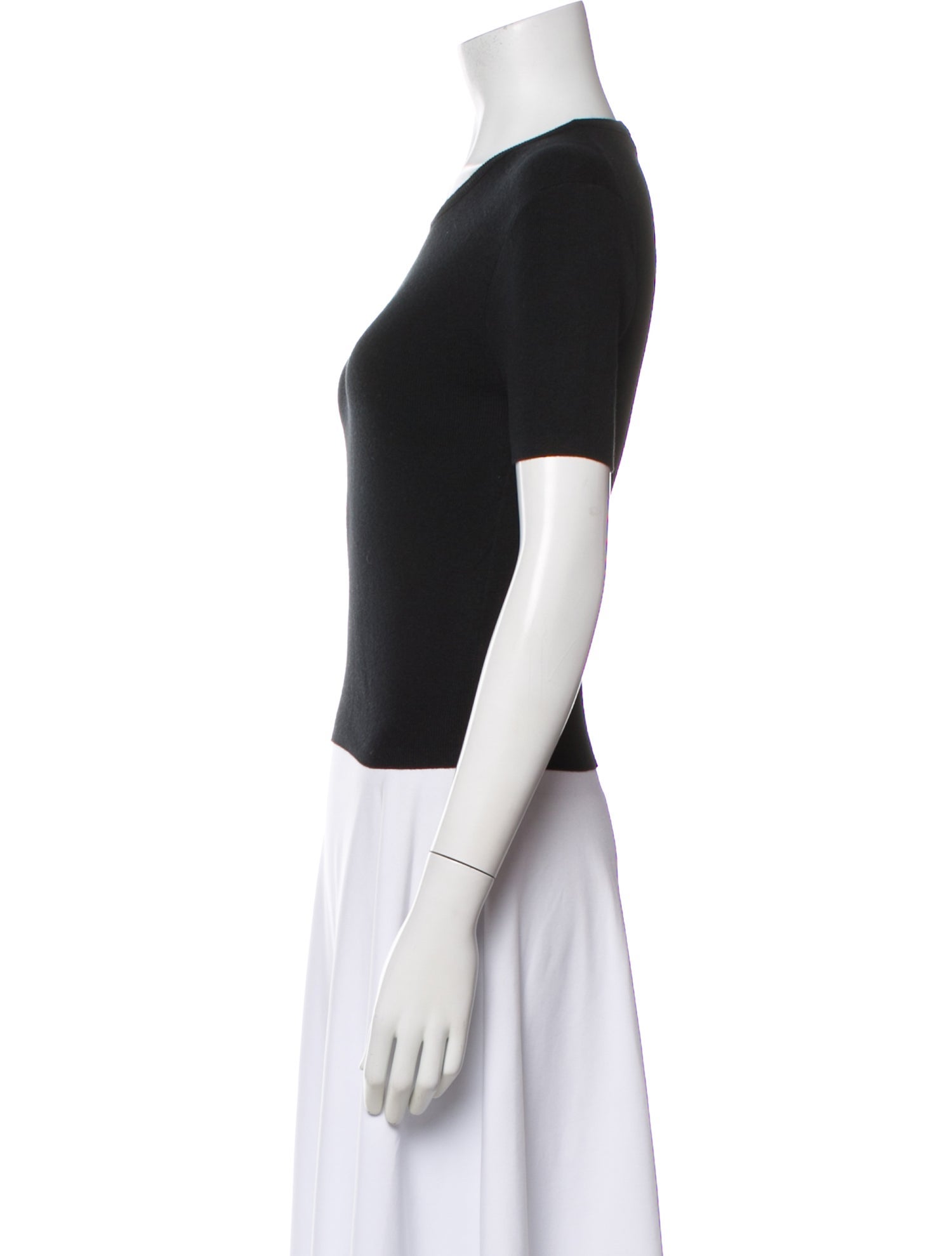 Naked Cashmere Crew Neck Short Sleeve Top
