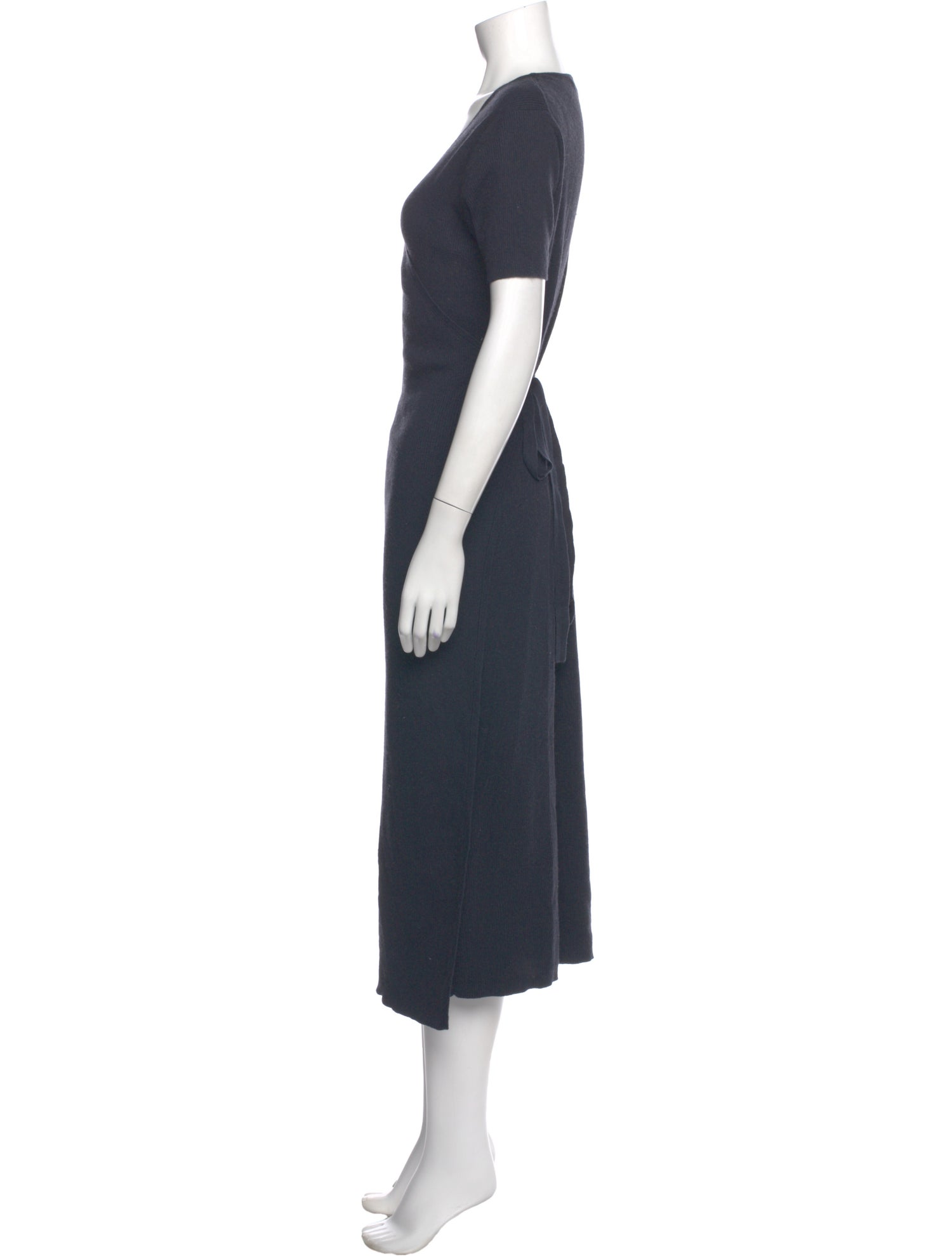 Naked Cashmere V-Neck Long Dress