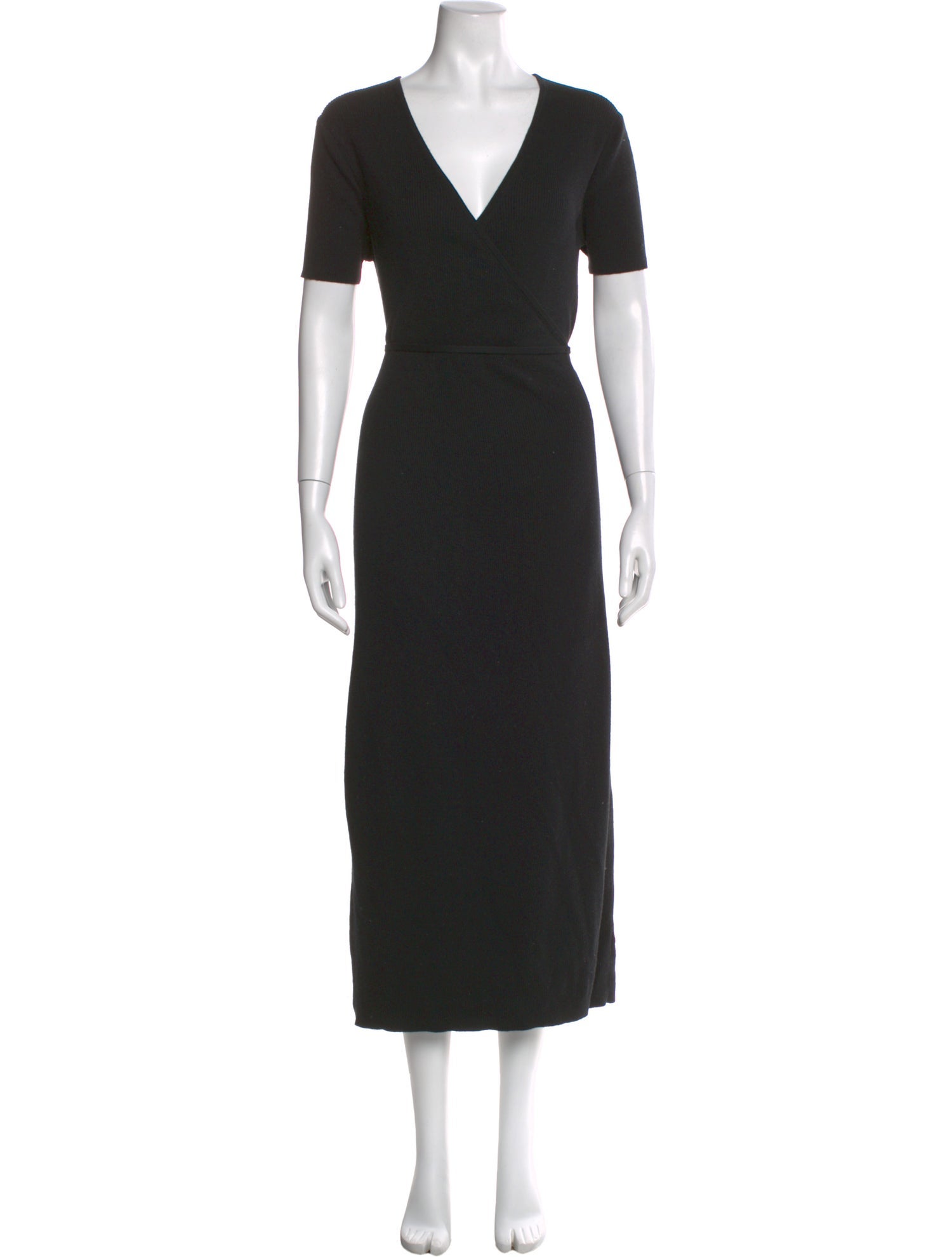 Naked Cashmere V-Neck Long Dress