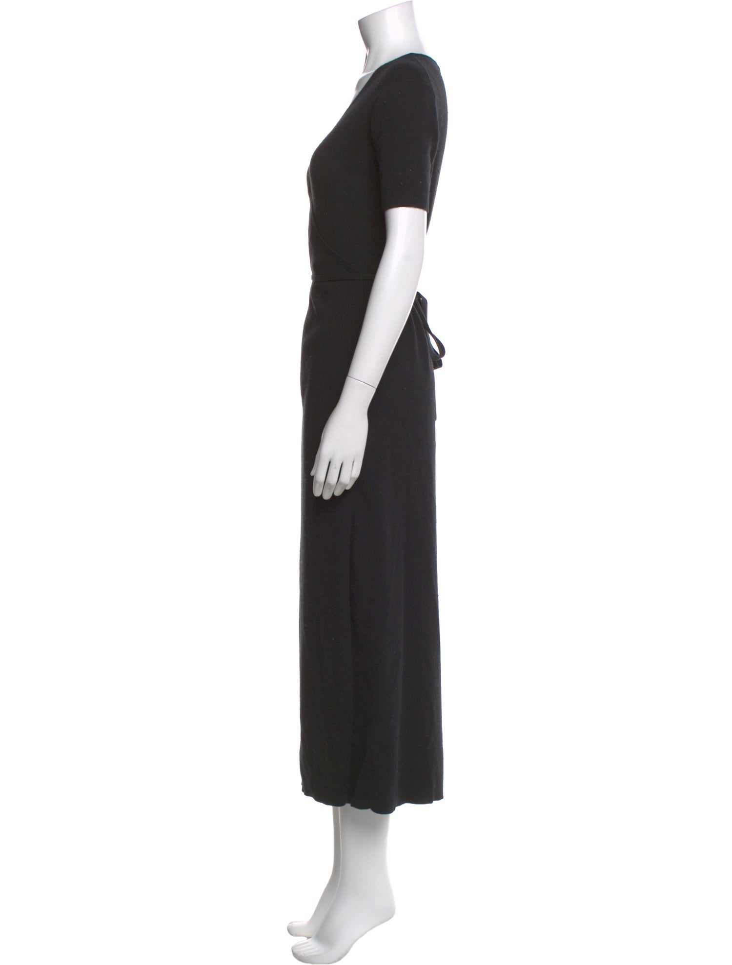 Naked Cashmere V-Neck Long Dress
