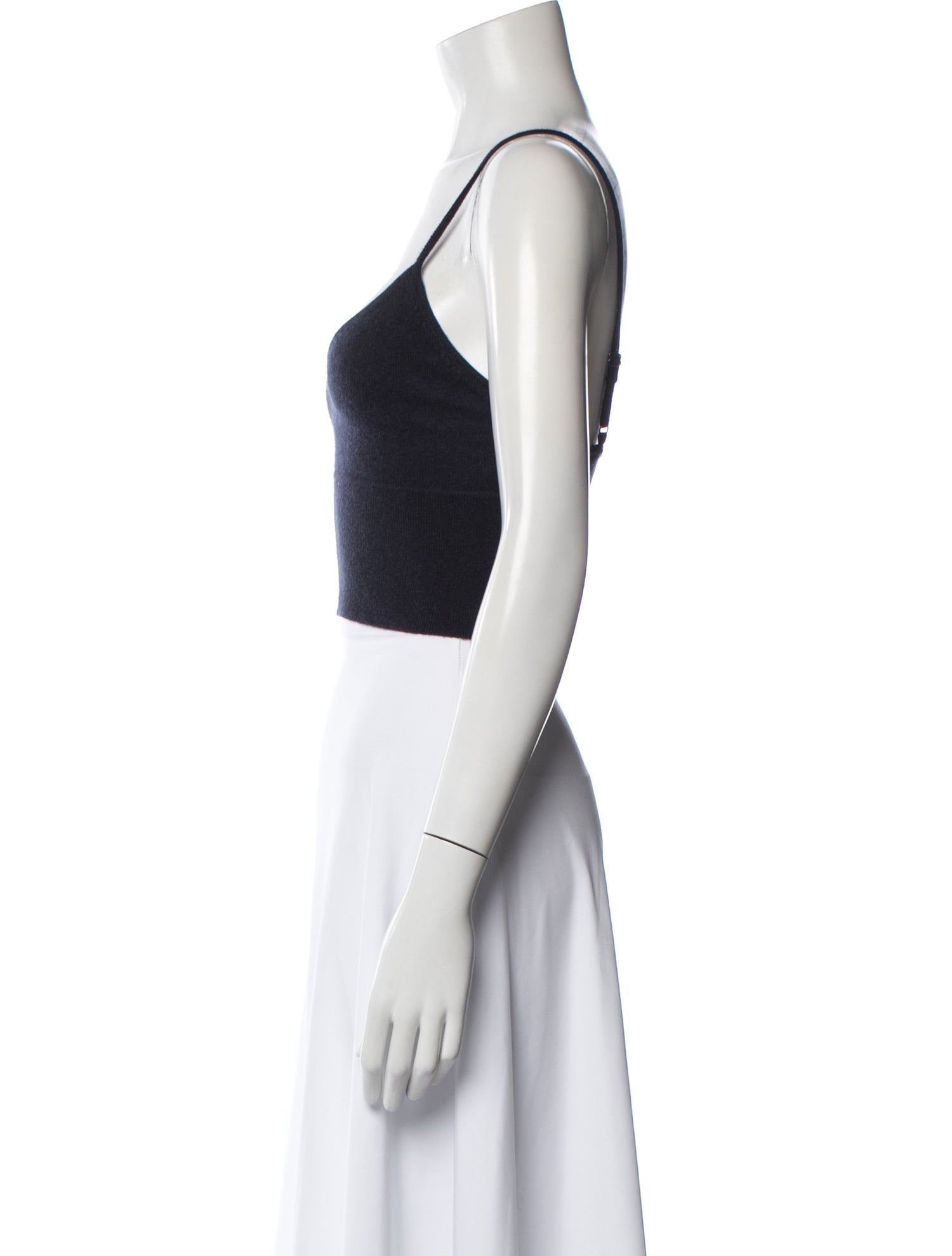Naked Cashmere Cashmere V-Neck Crop Top w/ Tags