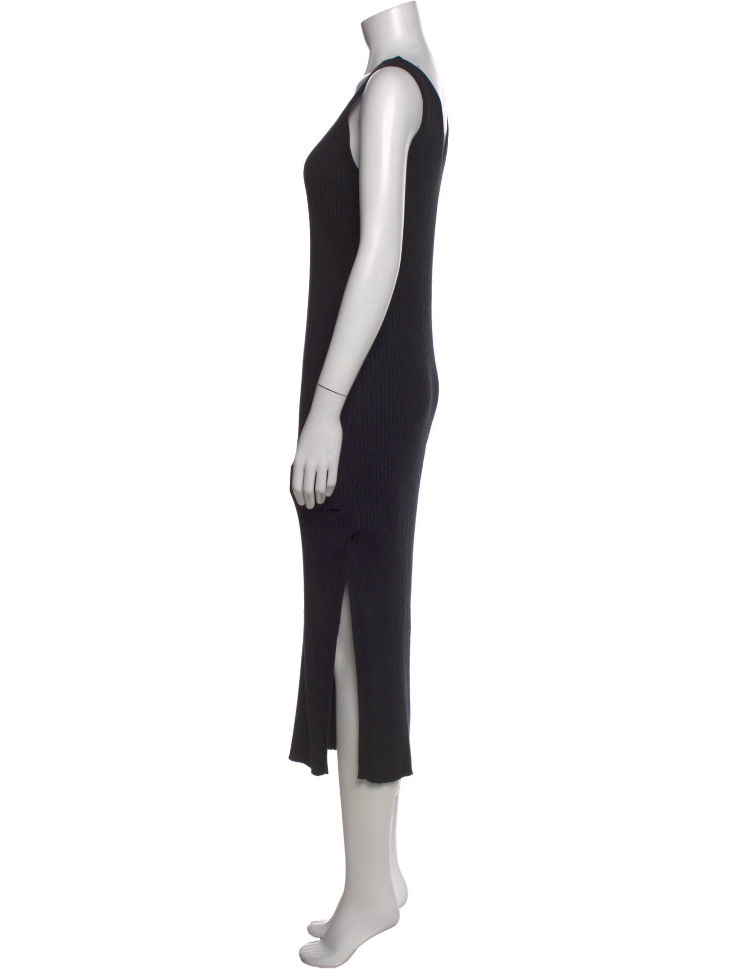 Naked Cashmere V-Neck Long Dress