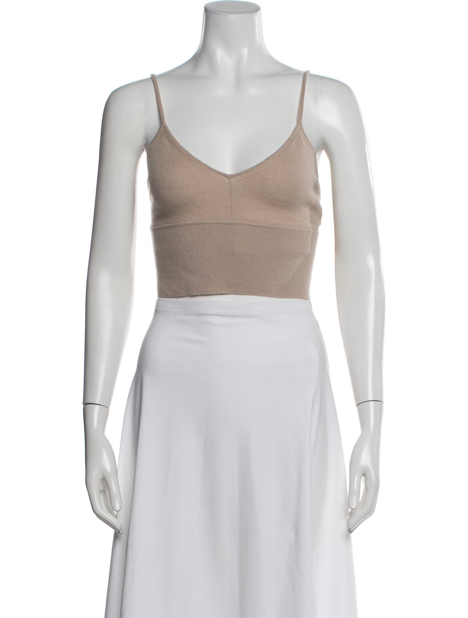 Naked Cashmere Cashmere V-Neck Crop Top