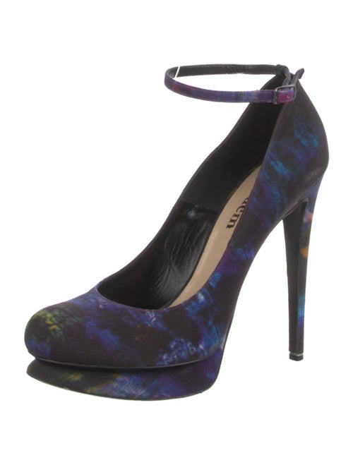 Nicholas Kirkwood x Erdem Satin Printed Pumps