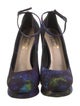 Nicholas Kirkwood x Erdem Satin Printed Pumps